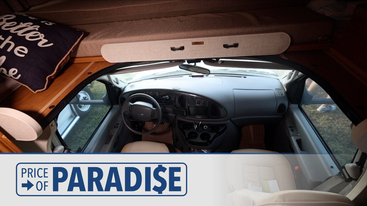 POP Inside of an RV owned by FloridaBlueSky Adventures.