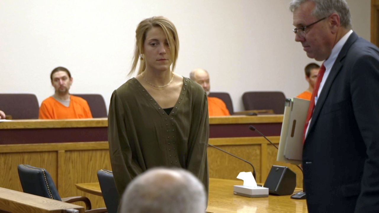 Kala Knaus in court on July 31, 2025