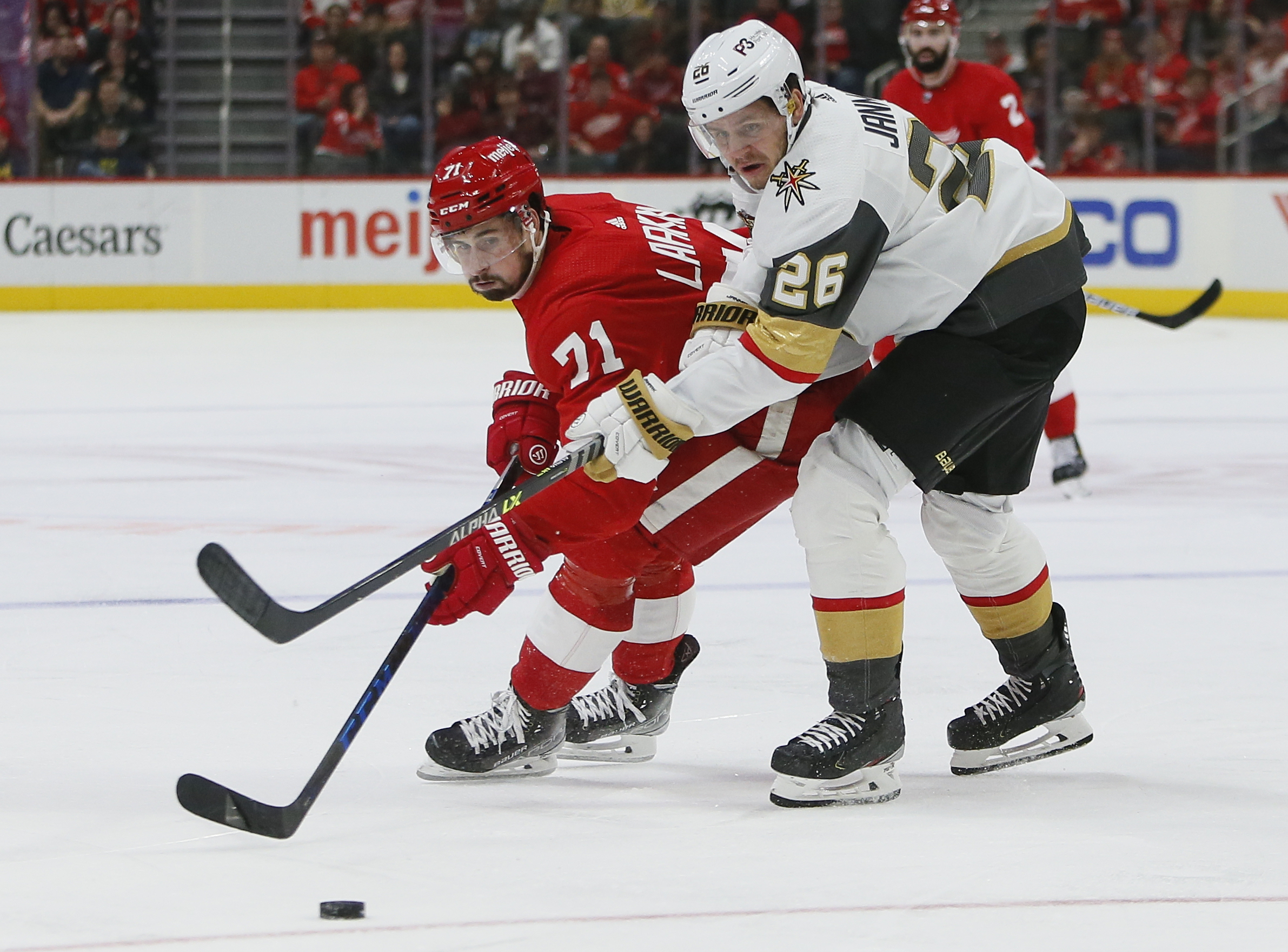 Dylan Larkin Golden Knights Red Wings Hockey