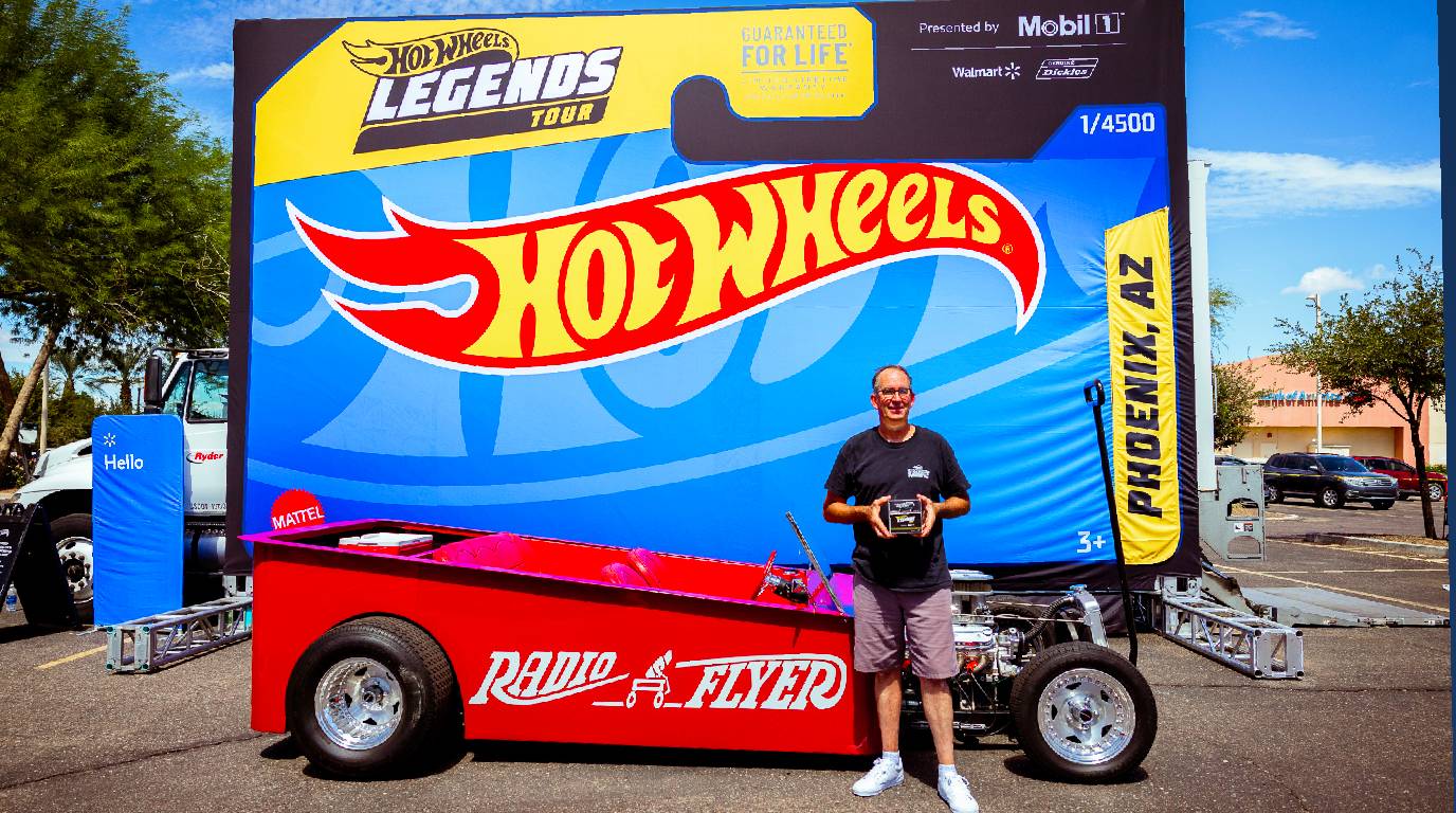 Mitchell Elsberry, from San Tan Valley, becomes a finalist in the ‘Hot Wheels Legends Tour’ with his 2017 Radio Flyer Wagon Roadster. 