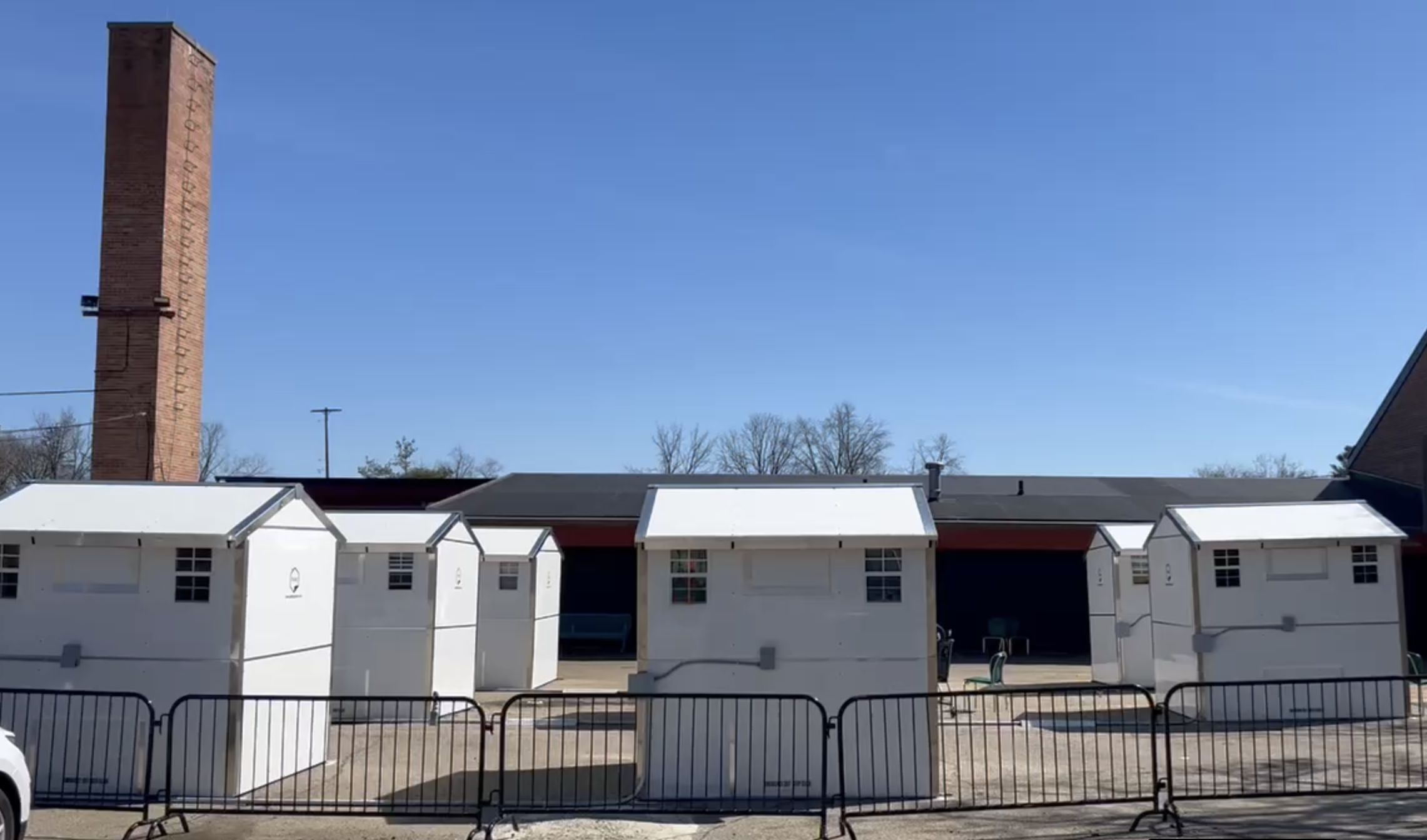 Temporary pallet homes provided shelter this past winter, but are slated for removal