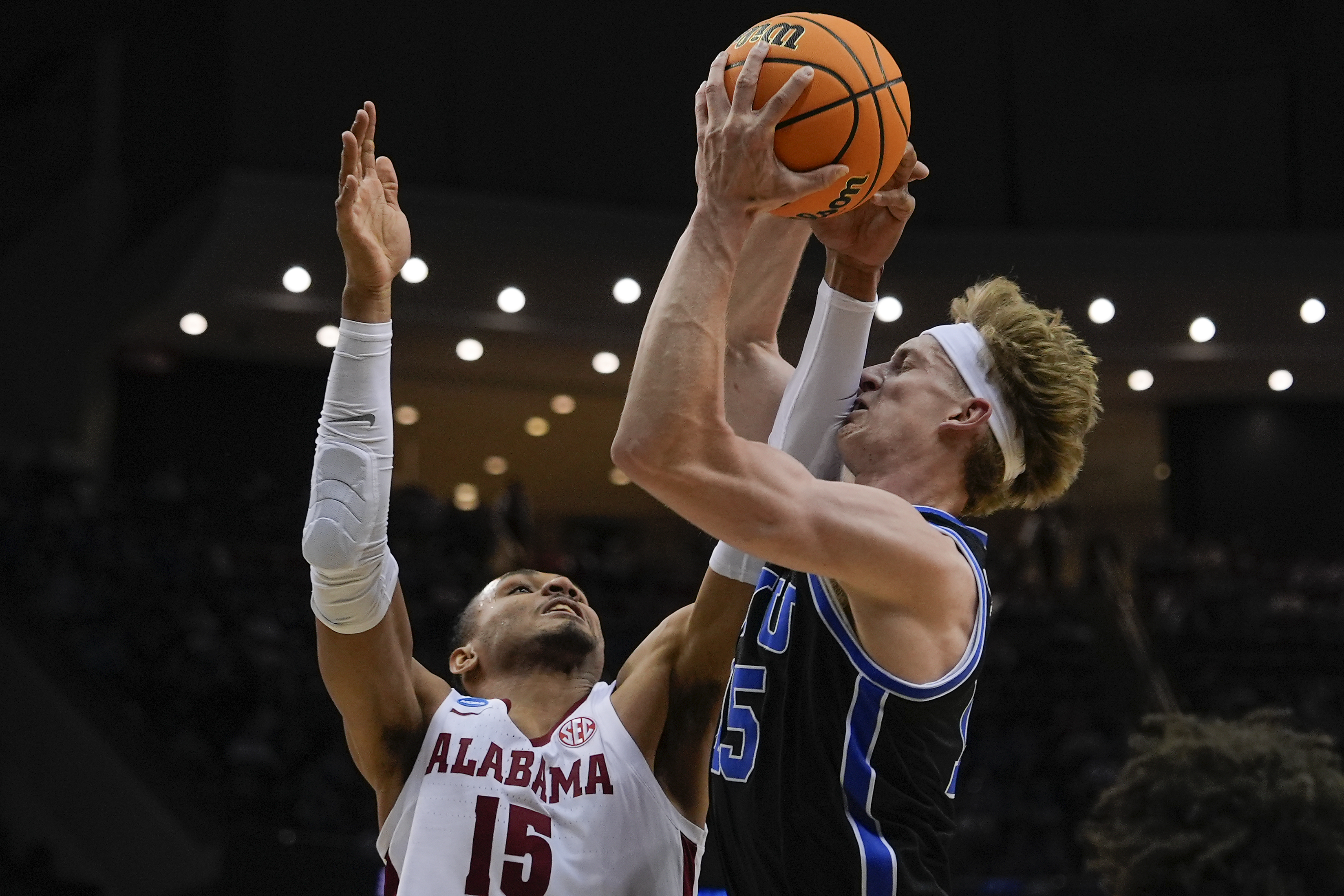 NCAA BYU Alabama Basketball