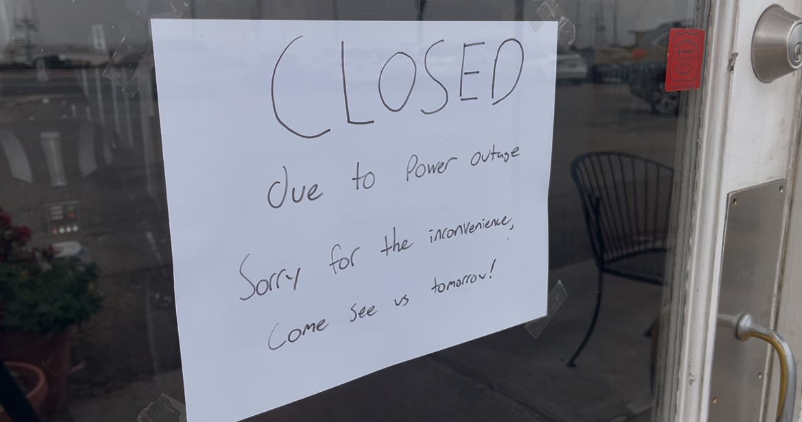 Morro bay business closes shop for the day due to power outage