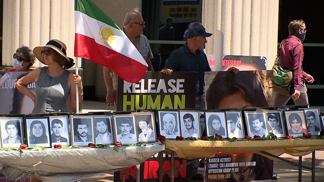 Protest against Iran President.jpg