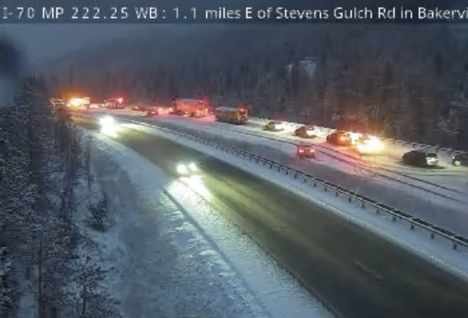 Eastbound I-70 closure Feb 13 2026