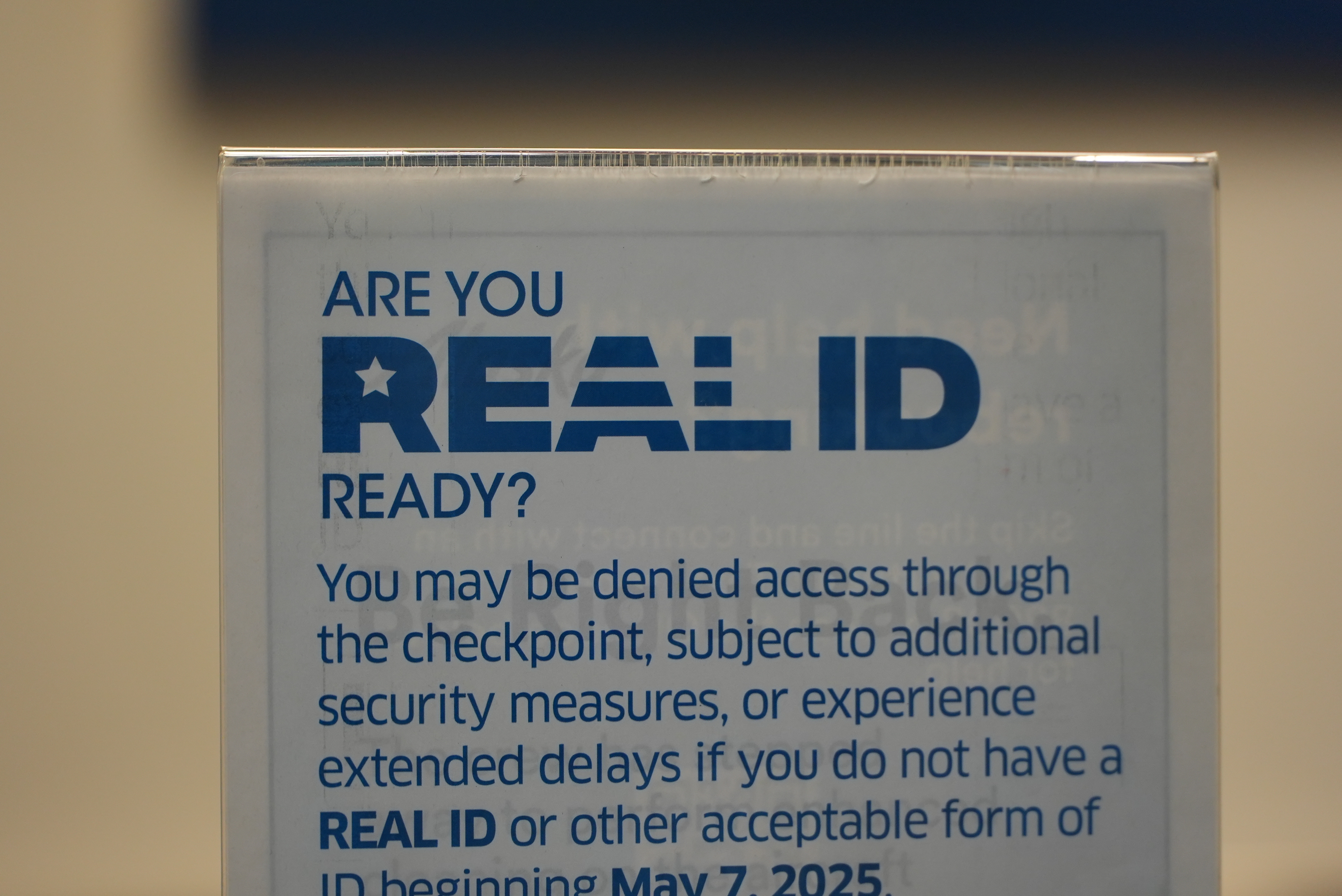 REAL ID Sign
