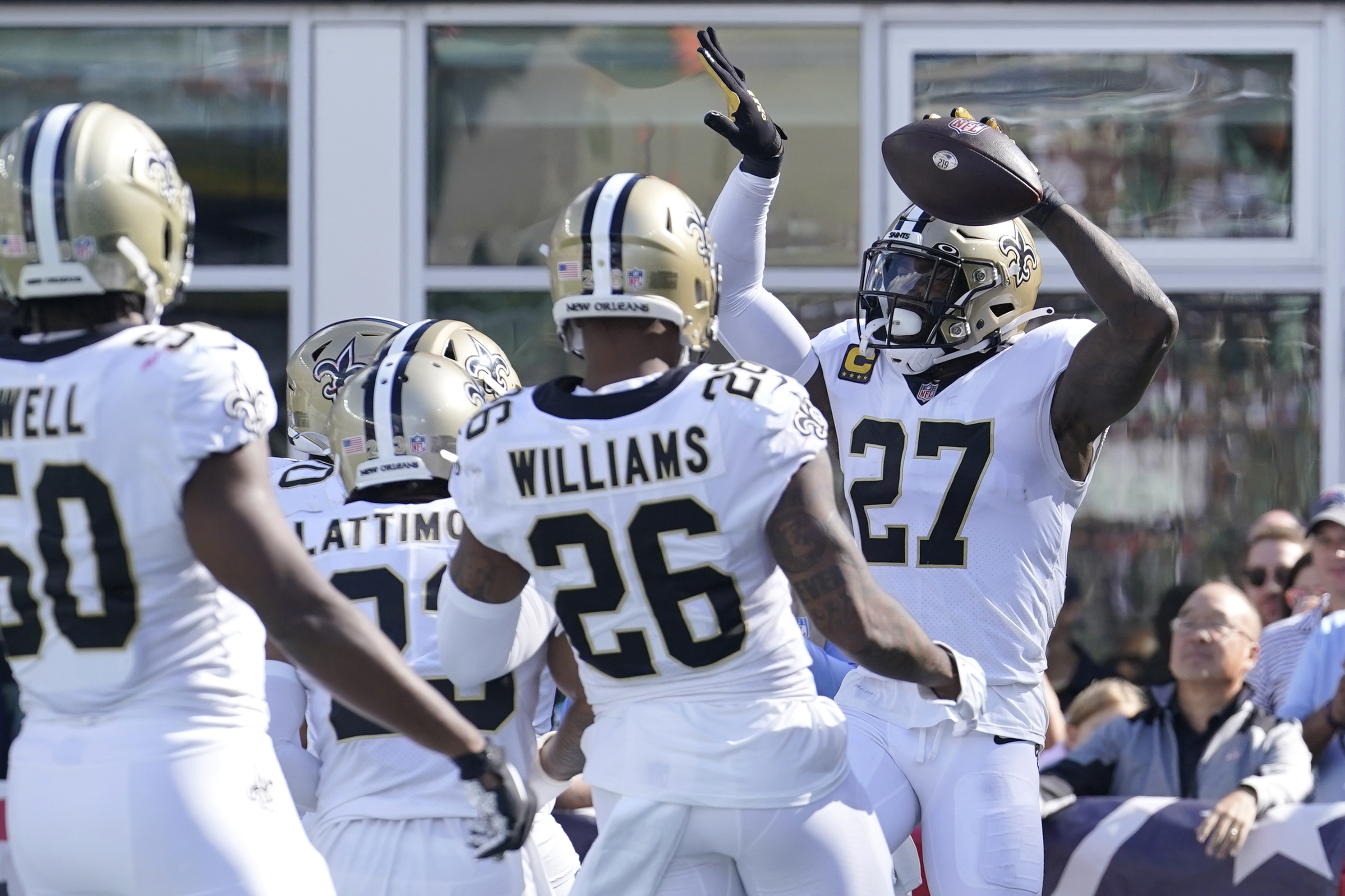 Saints Patriots Football