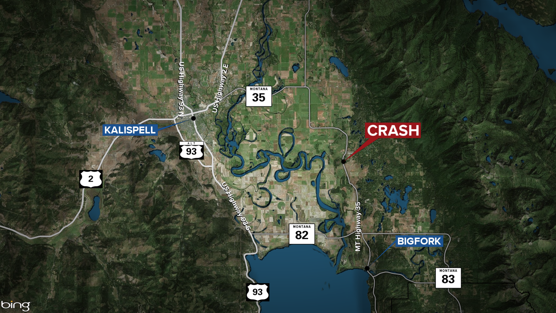 Kalispell fatal accident map