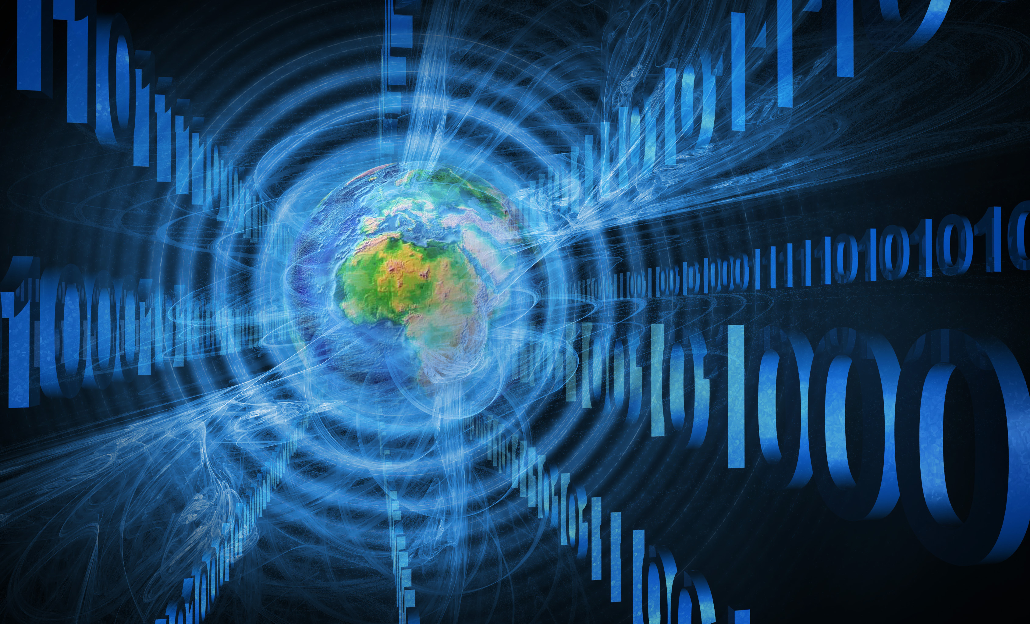 Abstract Internet Background