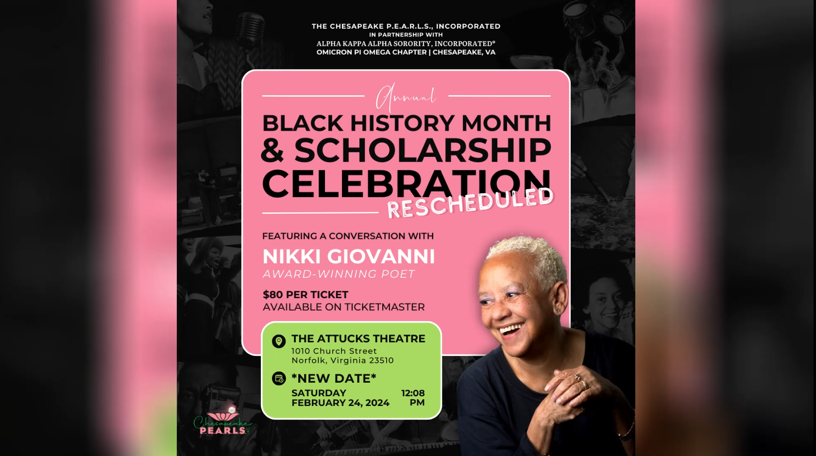 Nikki Giovanni headlines Black History Month celebration at Attucks Theater 
