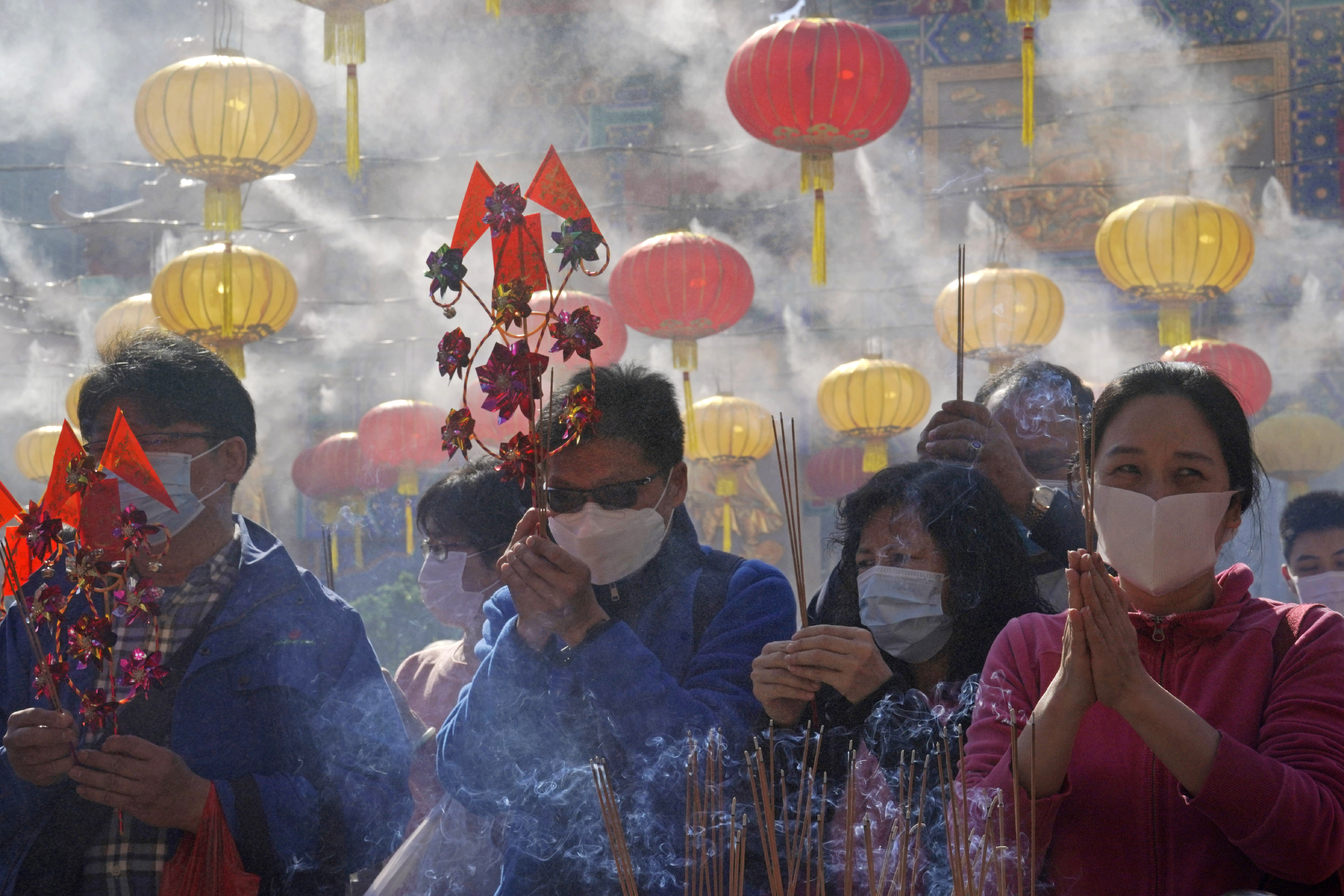 APTOPIX Hong Kong Lunar New Year