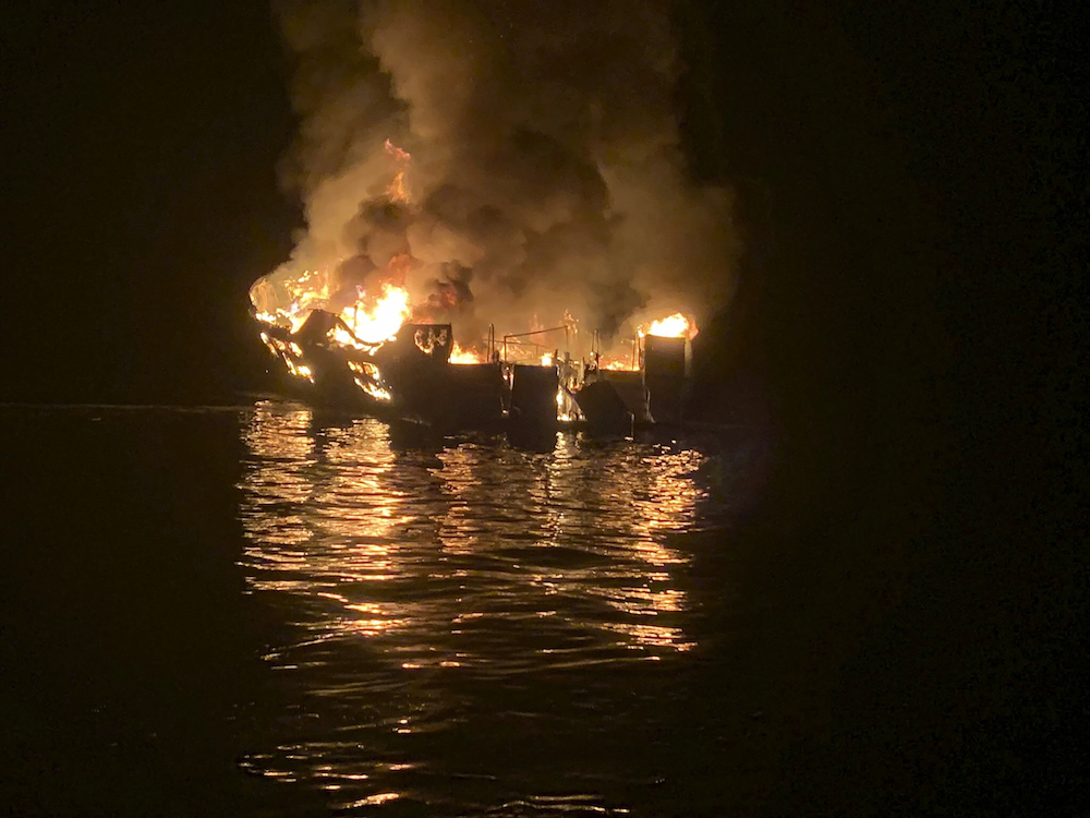 California boat owners faulted for fire that killed 34