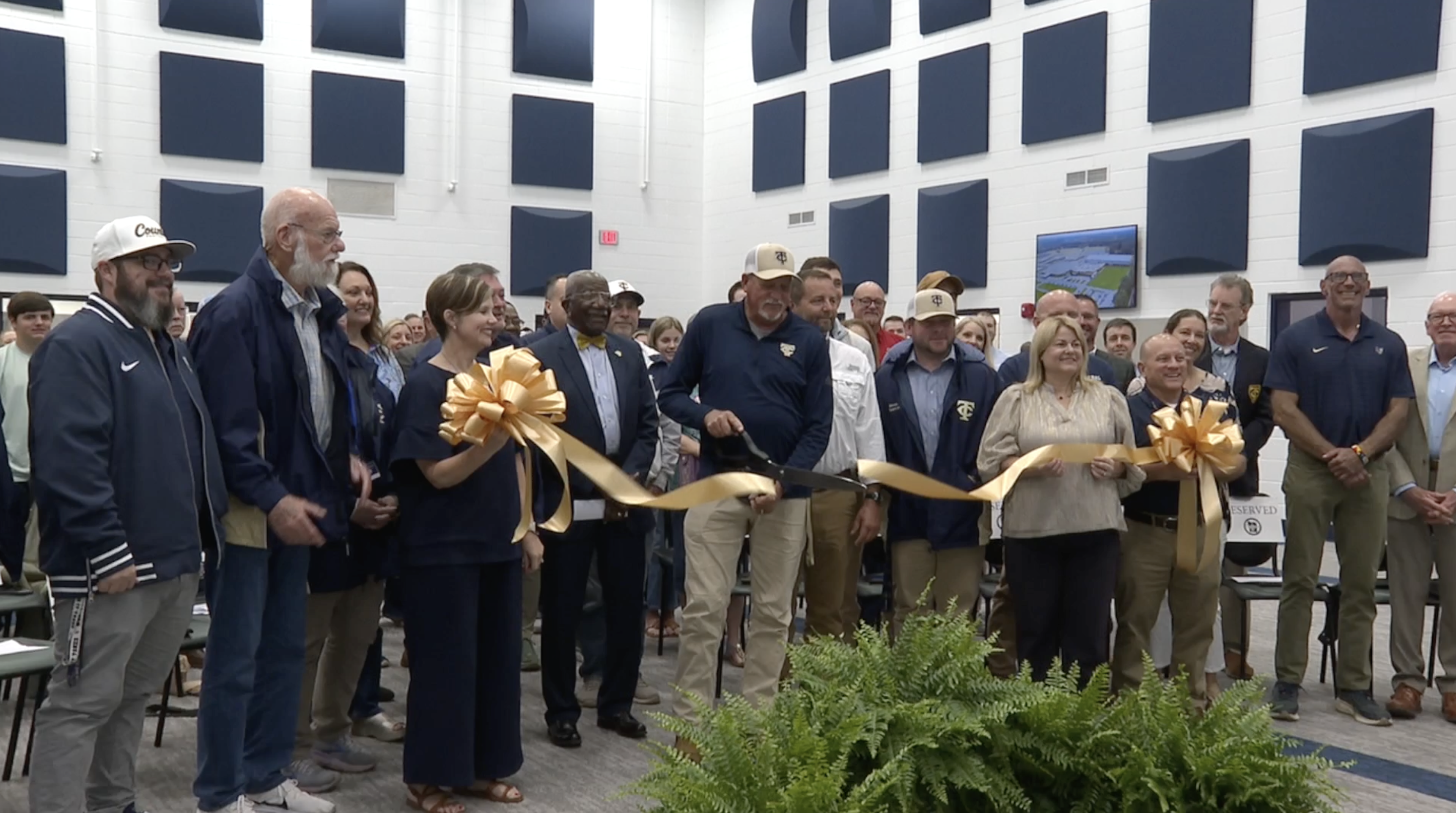 Tcchs cuts ribbon on new multipurpose facility