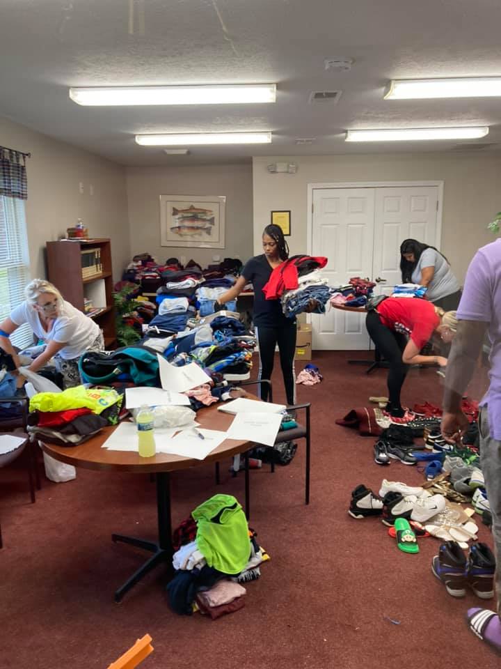 Families displaced by apartment fire helped by pair of community activists