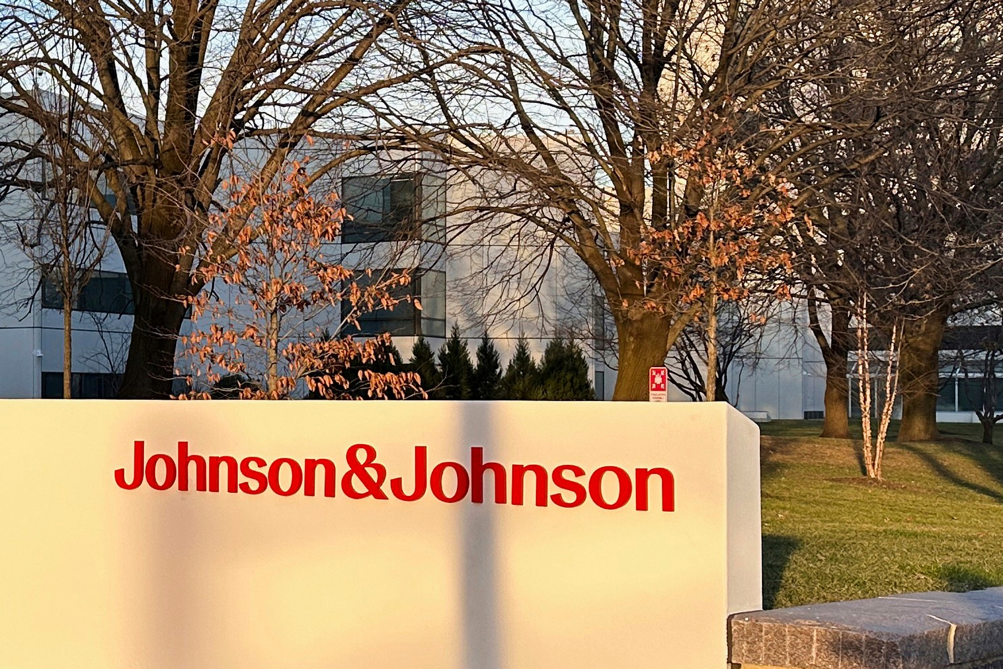 FILE - The Johnson & Johnson headquarters is in New Brunswick, New Jersey, on Thursday, Feb. 8, 2024.