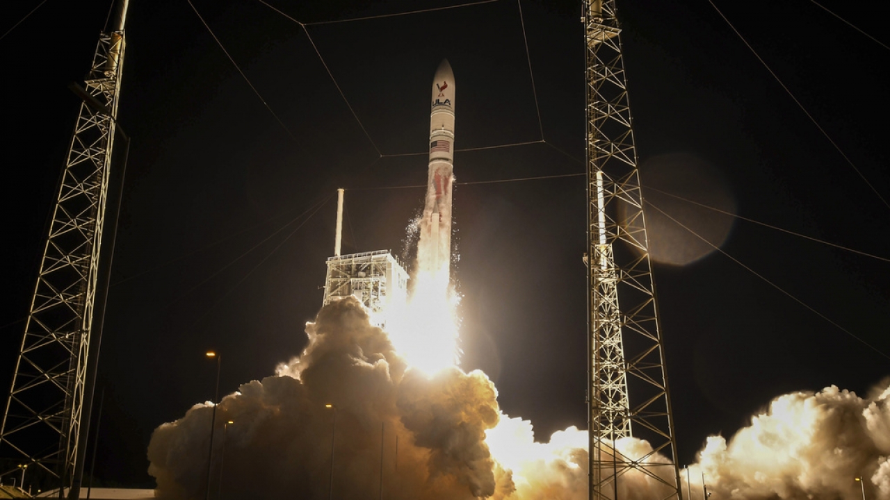 A United Launch Alliance Vulcan rocket lifts off from Cape Canaveral Space Force Station.