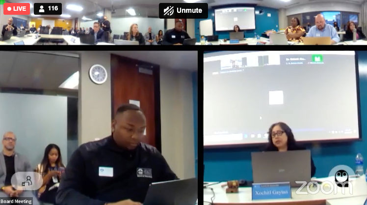 auon'tai anderson Xóchitl “Sochi” Gaytán dps board meeting 4-10-23