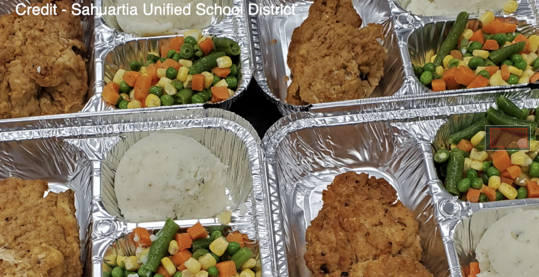 Sahuarita Unified School District grab-and-go meal program