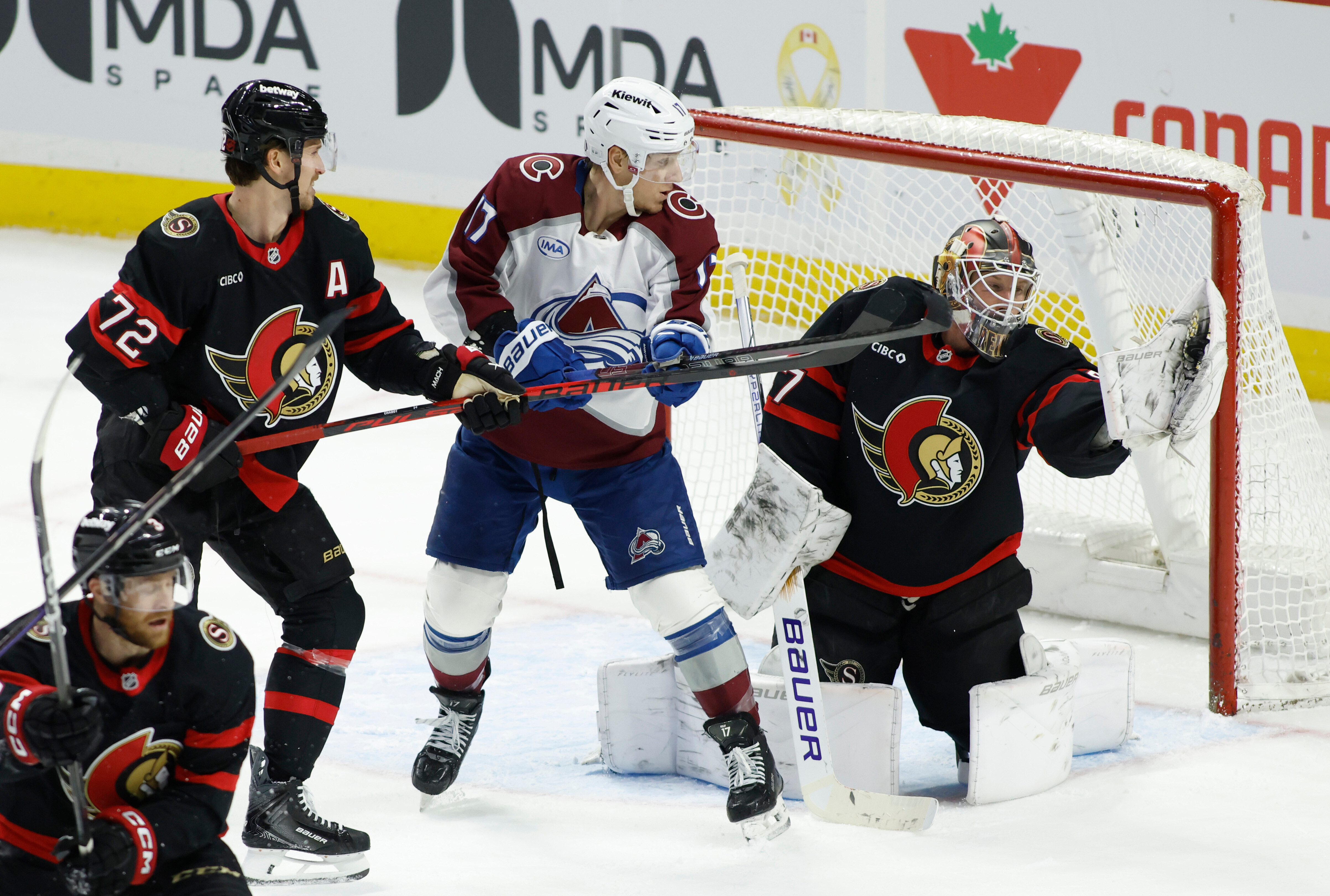 Avalanche Senators Hockey