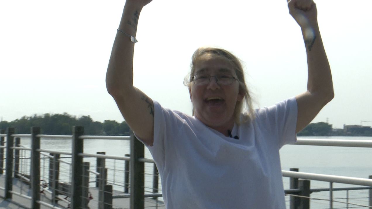 Michelle Shoaf after double lung transplant