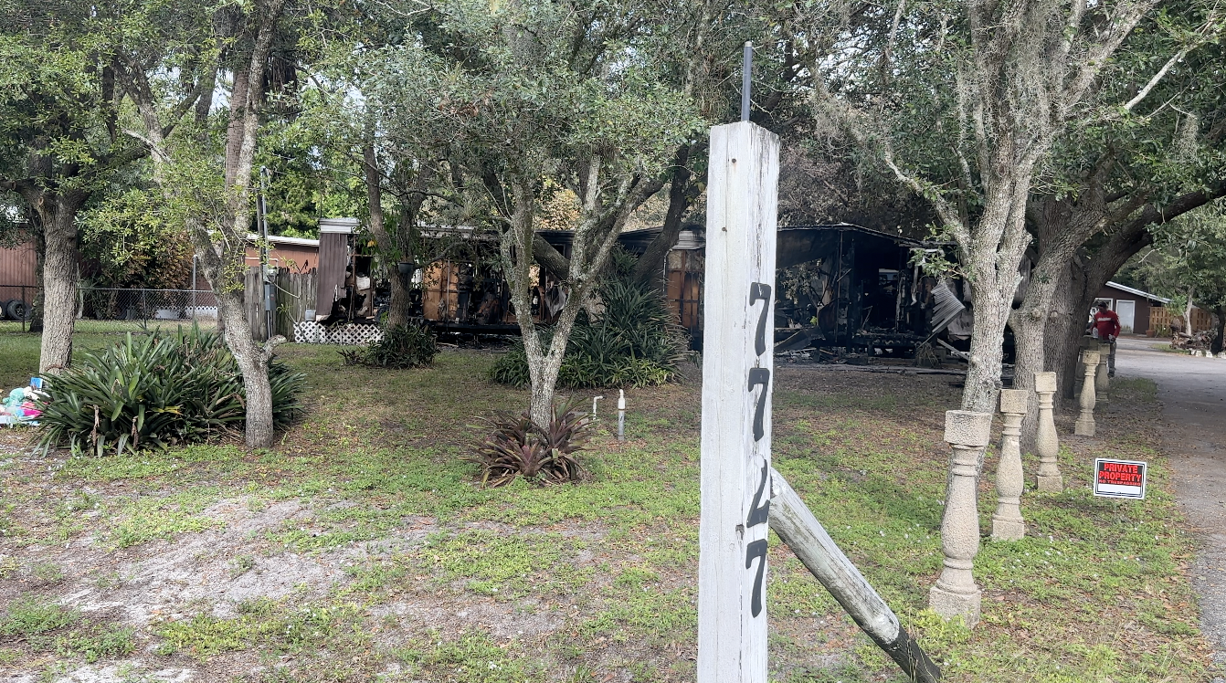 The home that was on fire 