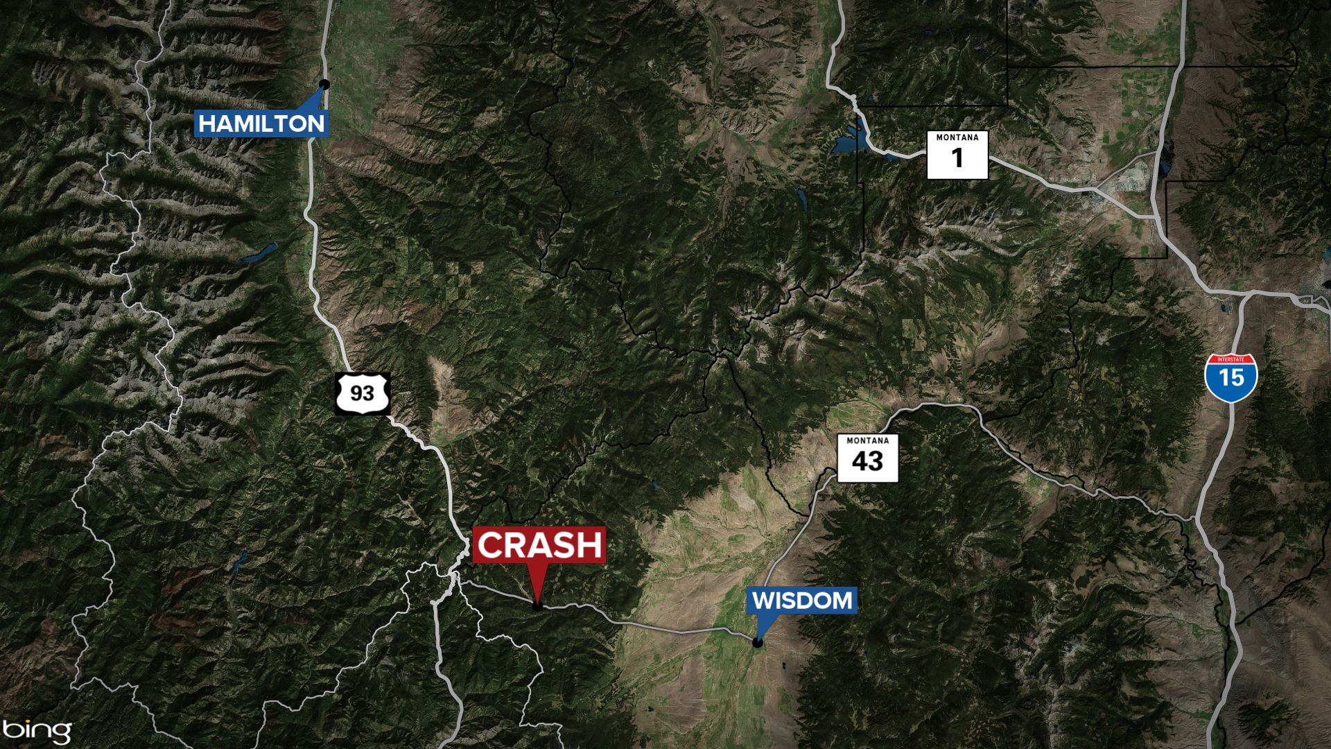 1 woman dead, 4 people injured in Beaverhead County crash