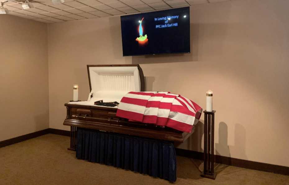 Jack Earl Hill coffin