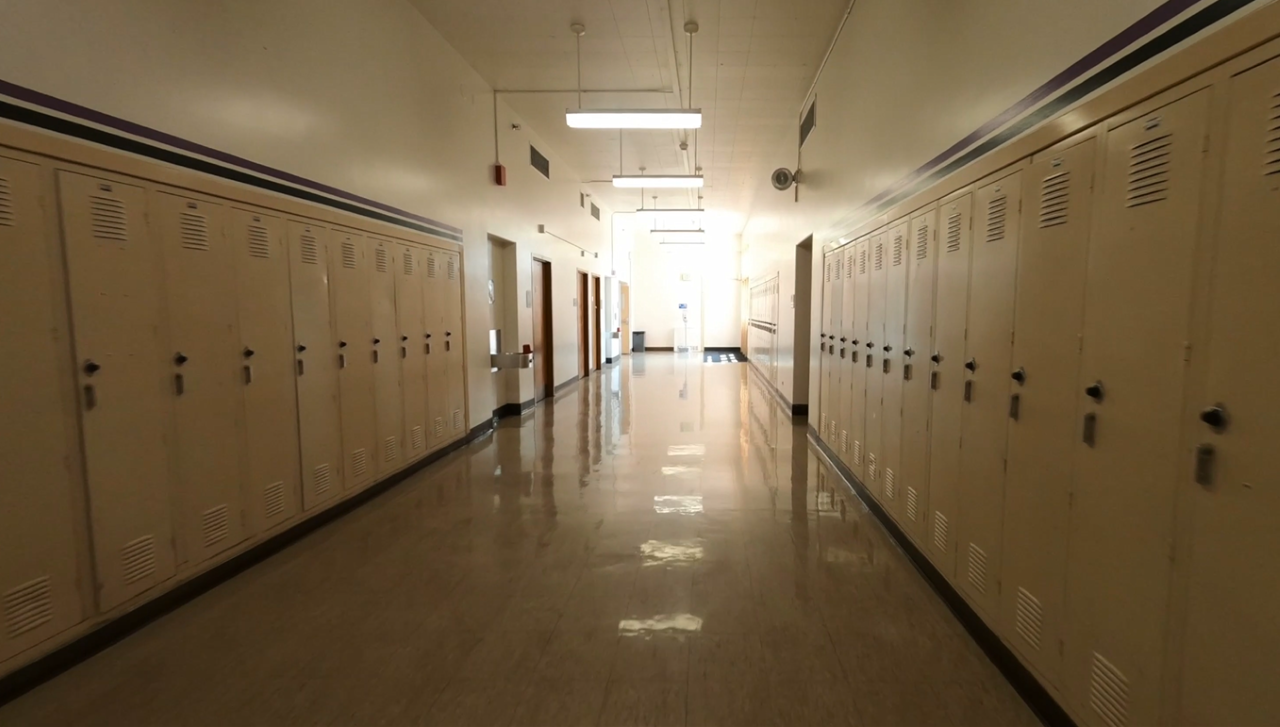 school hallway