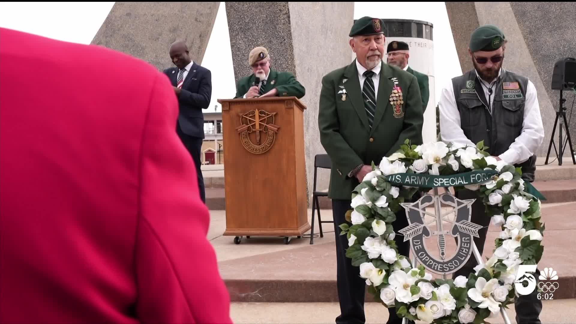 Memorial Park Wreath Laying