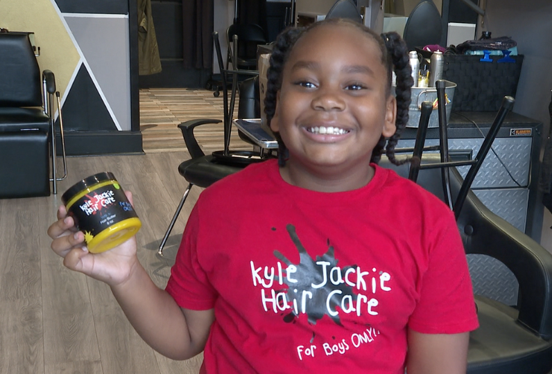 Kyle Bishop Winfield donates part of the proceeds to local children