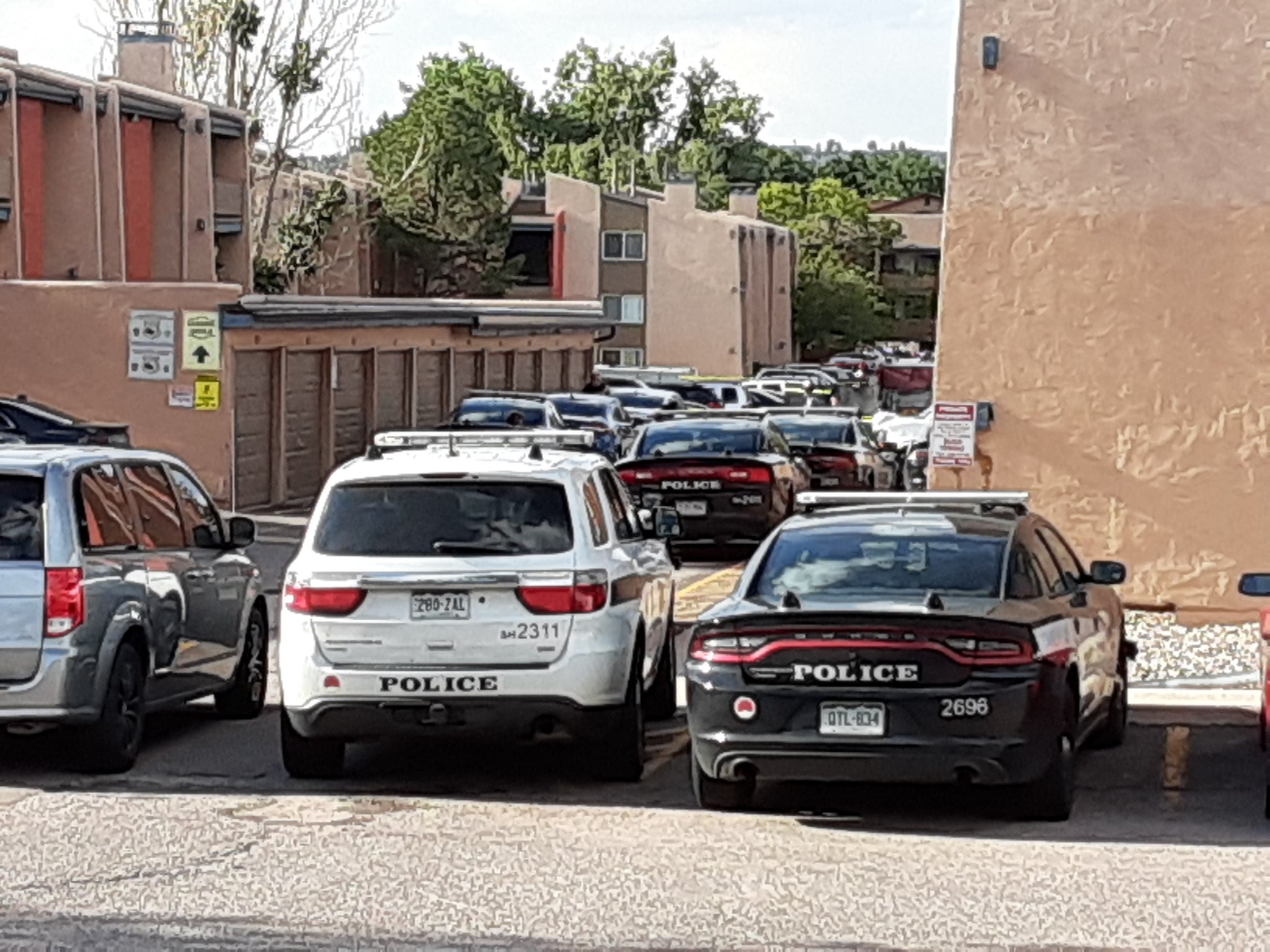 CSPD is investigating a shooting at the Greentree Apartments