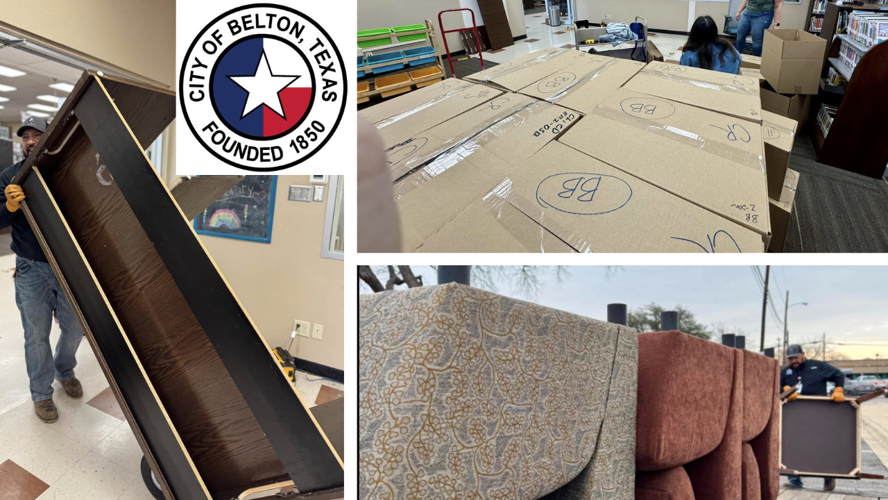 Belton library renovations
