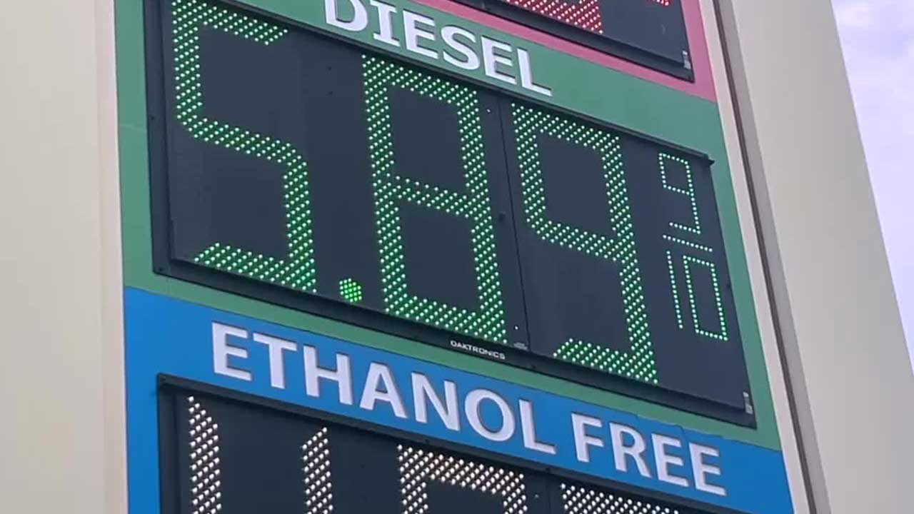 Diesel prices on Sept. 9, 2026