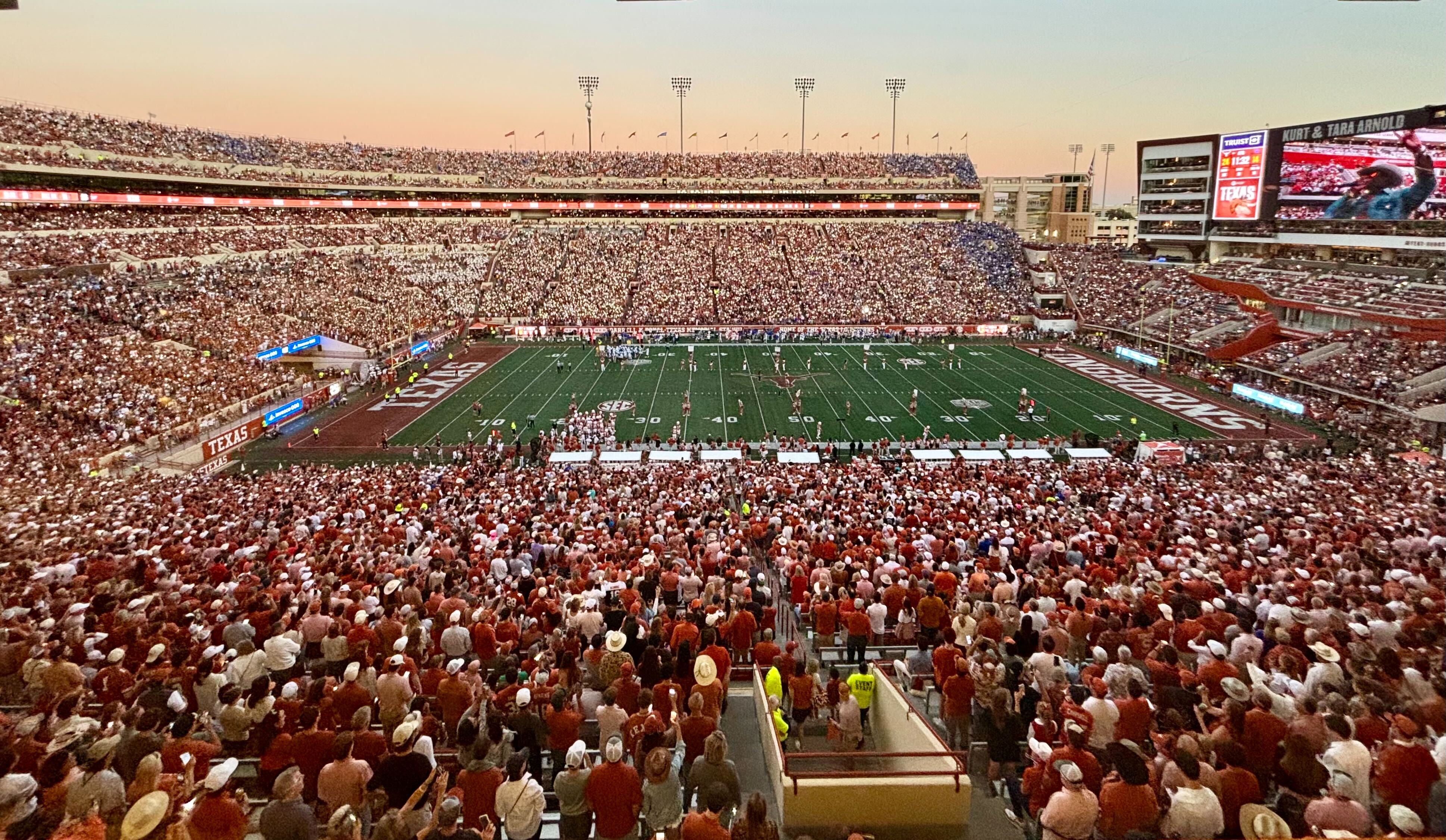 Texas Kentucky football