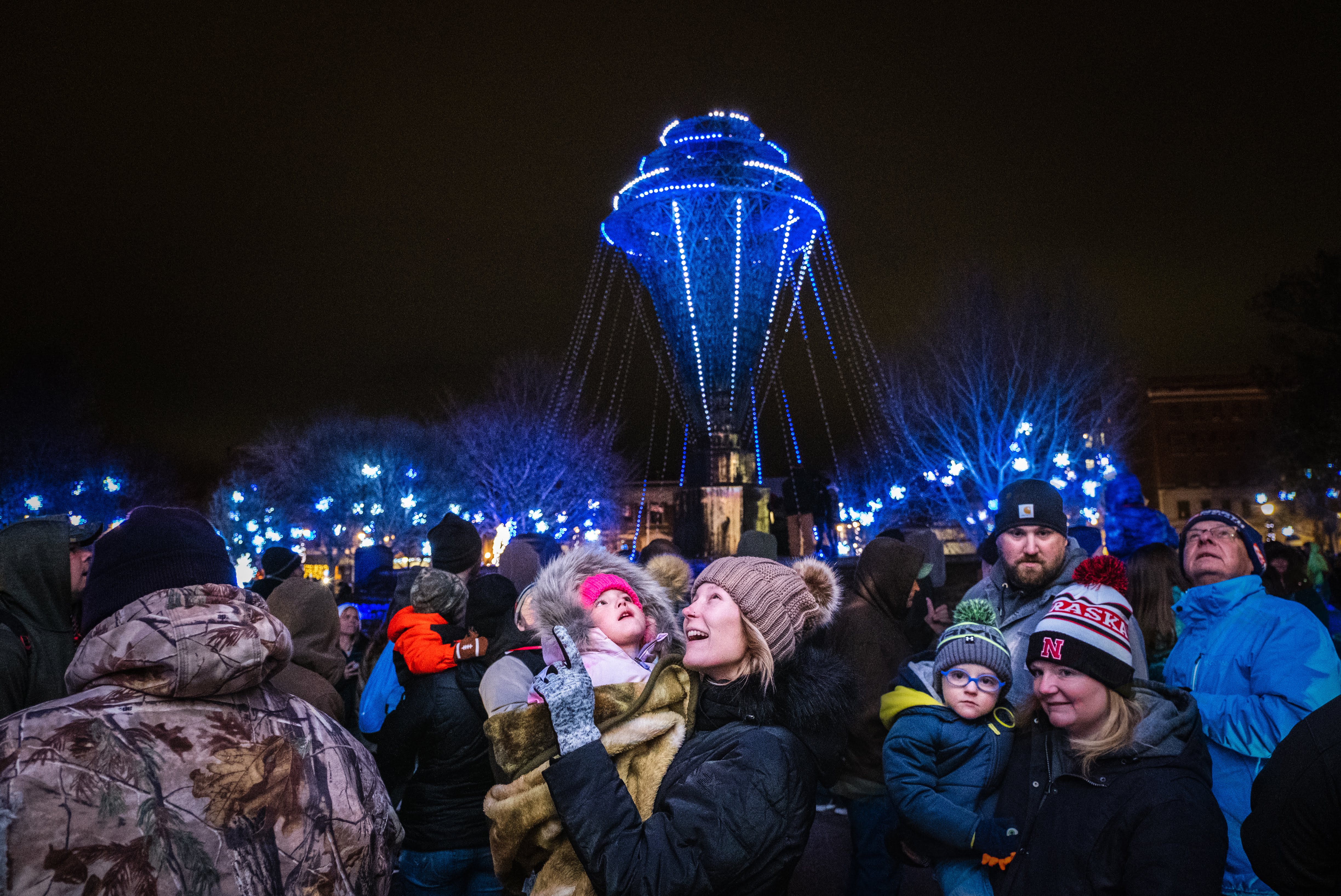 Winterfest at Bayliss Park Fountain