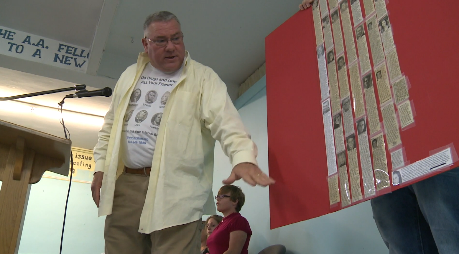 He's spent years helping people recover. Now, he's celebrating 40 years sober. 