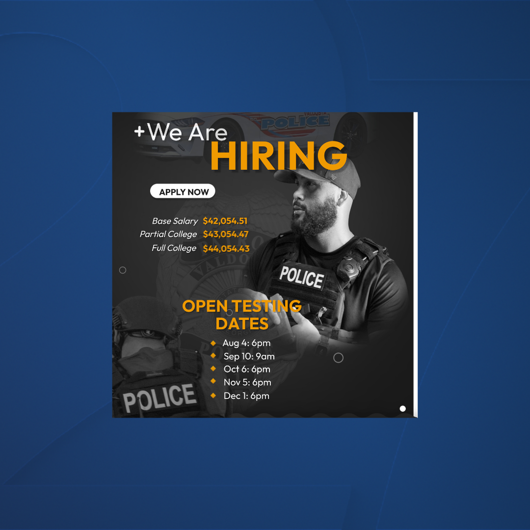 Valdosta Police hiring event