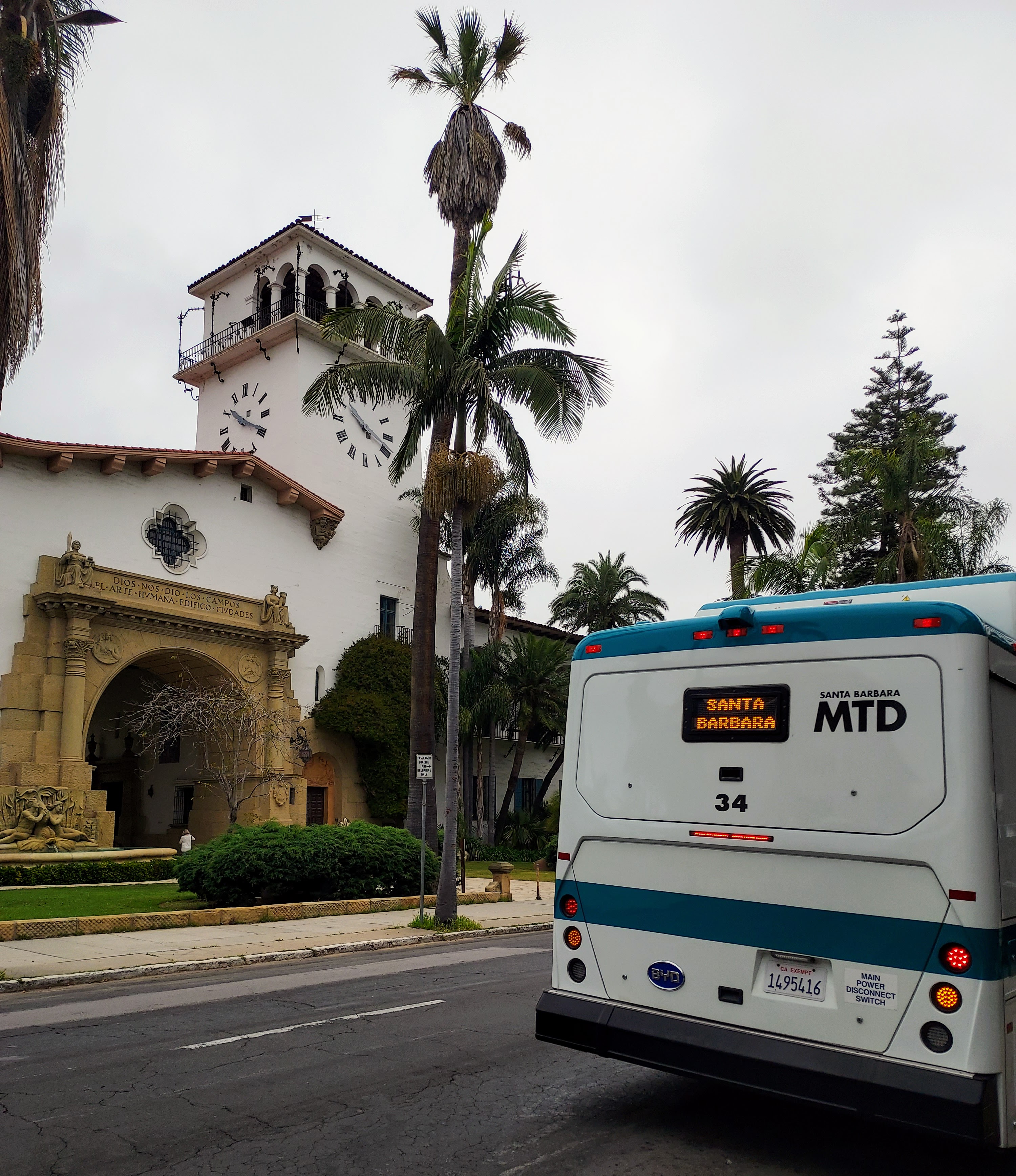santa barbara mtd bus