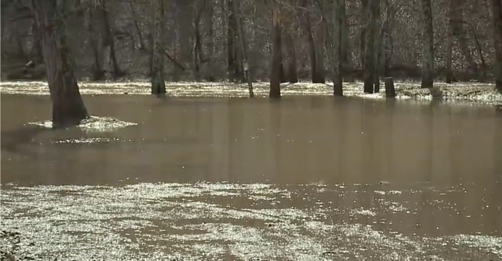 Flooding near campgrounds in Southeast Indiana 