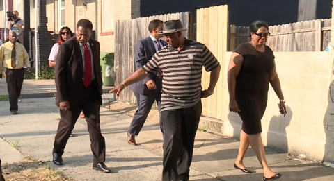 Mayor Jack Young community walk