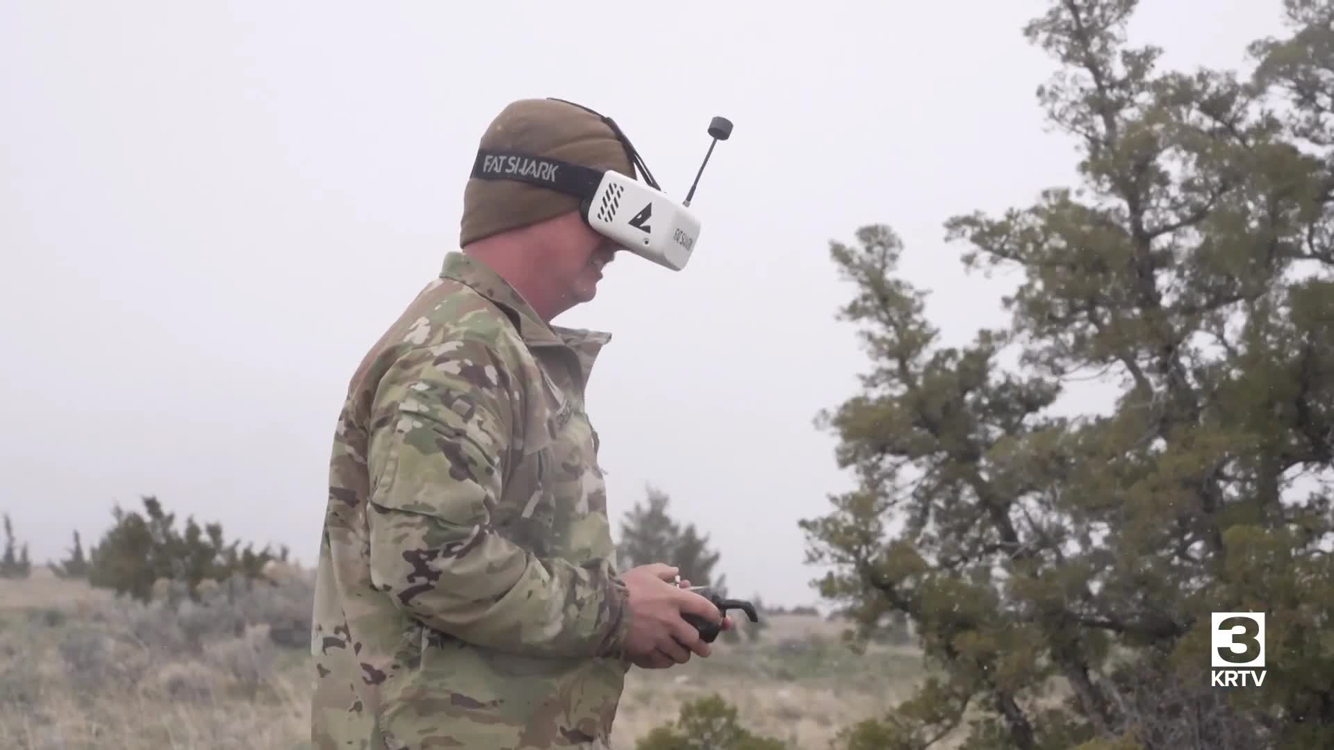 Montana National Guard trains with drones