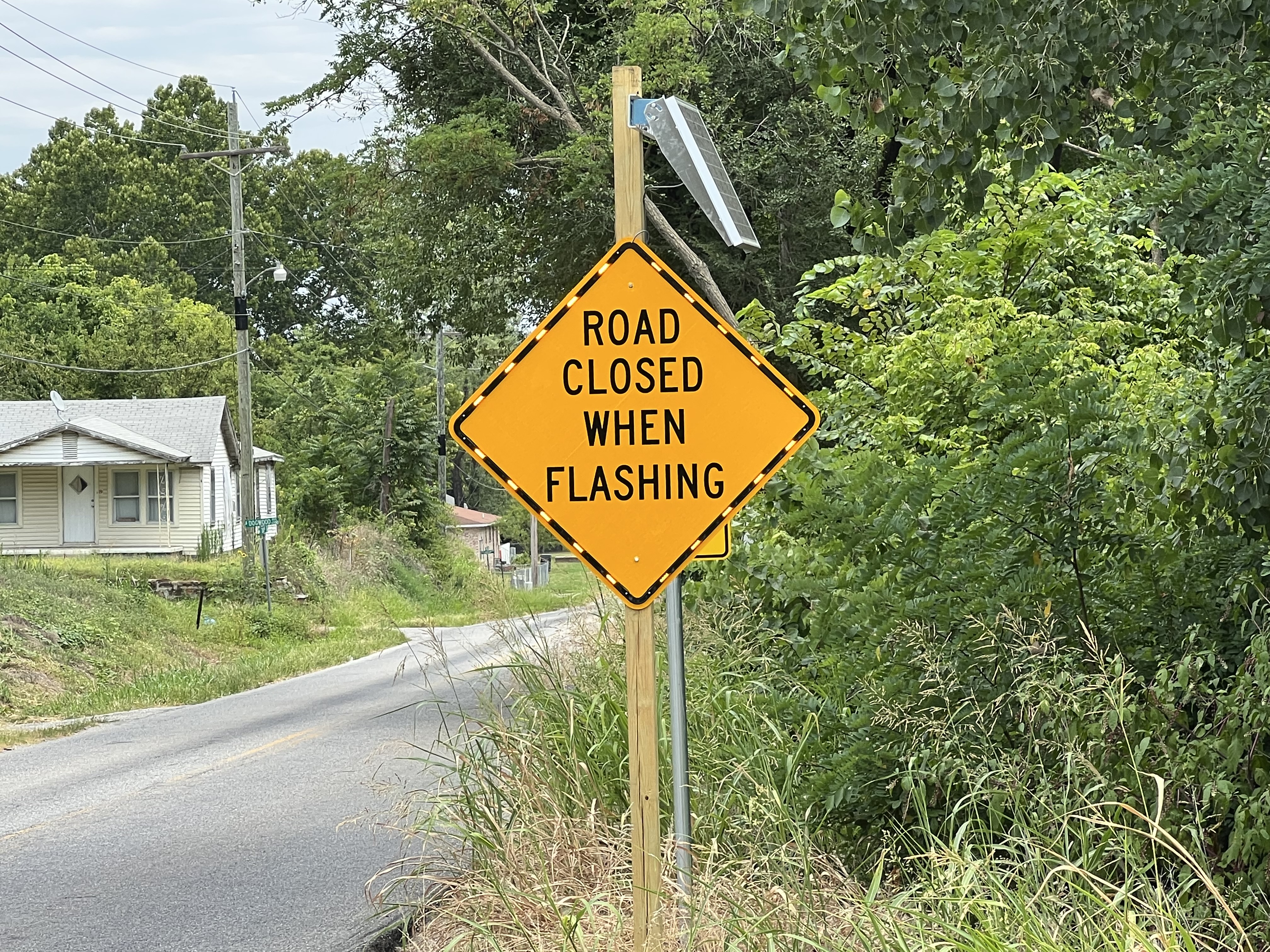 Okmulgee County early warning flood system