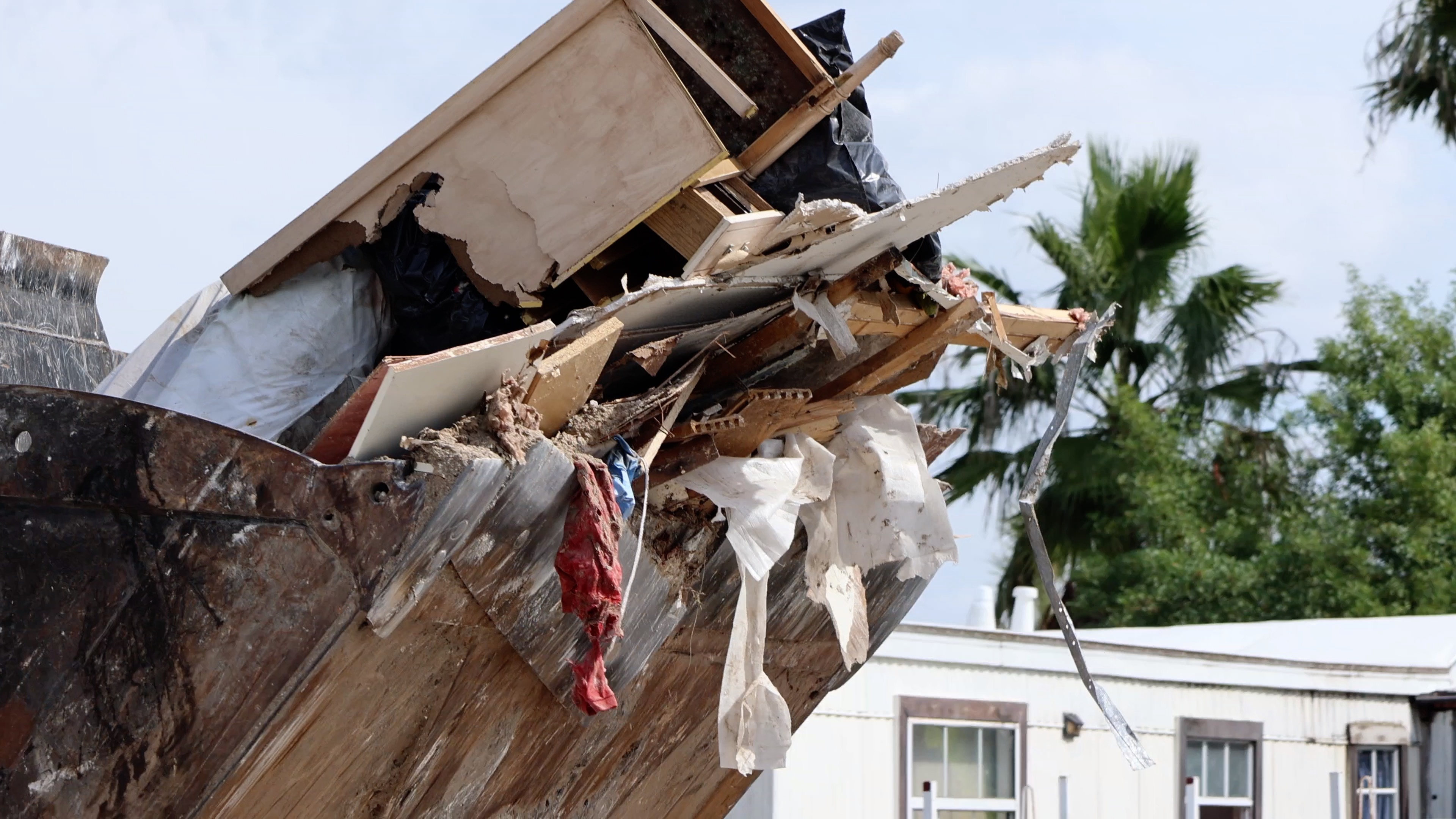 Frustration grows but debris pick-up continues to see progress