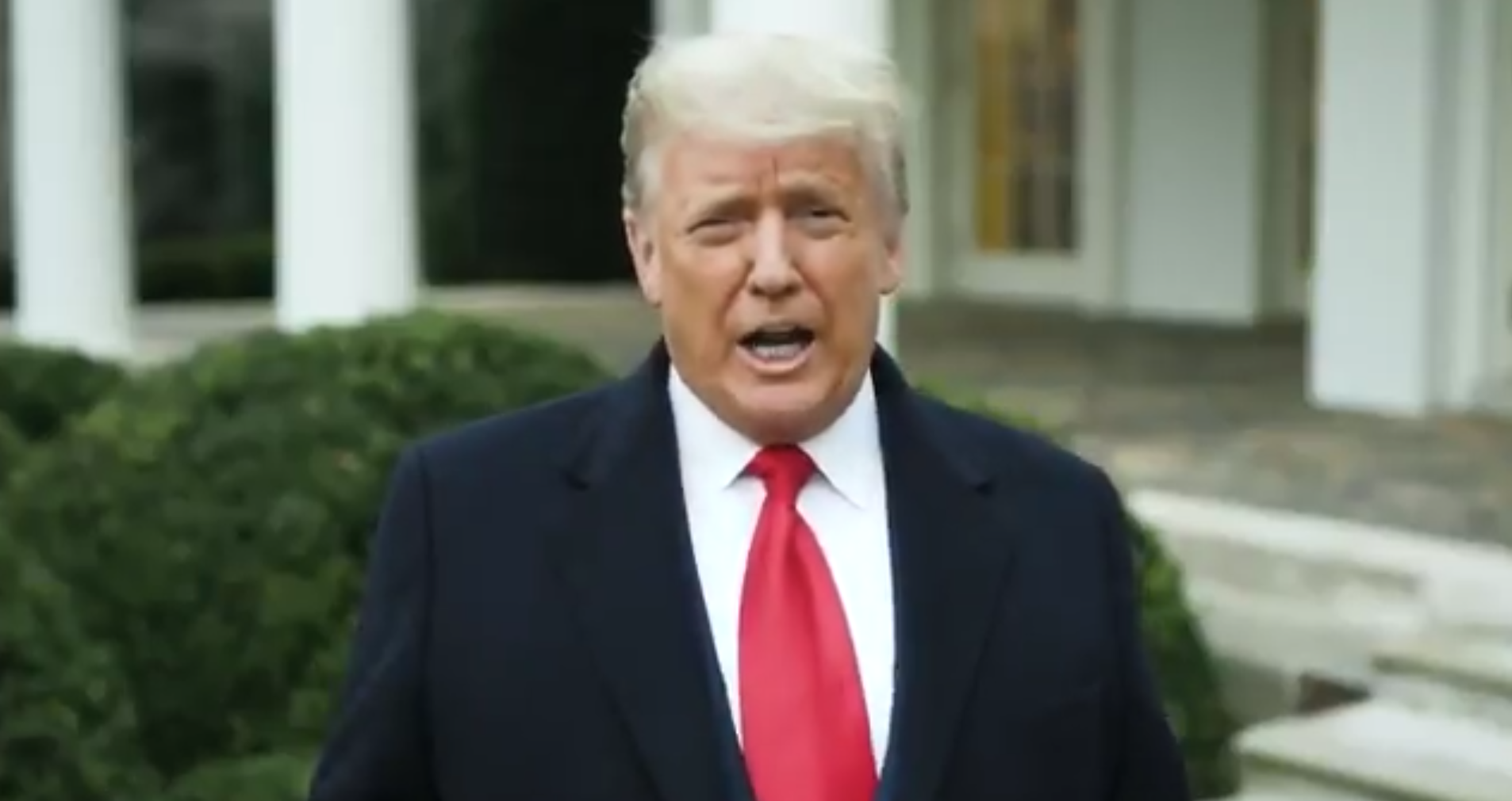President Donald Trump tells supporters to go home after Capitol breached