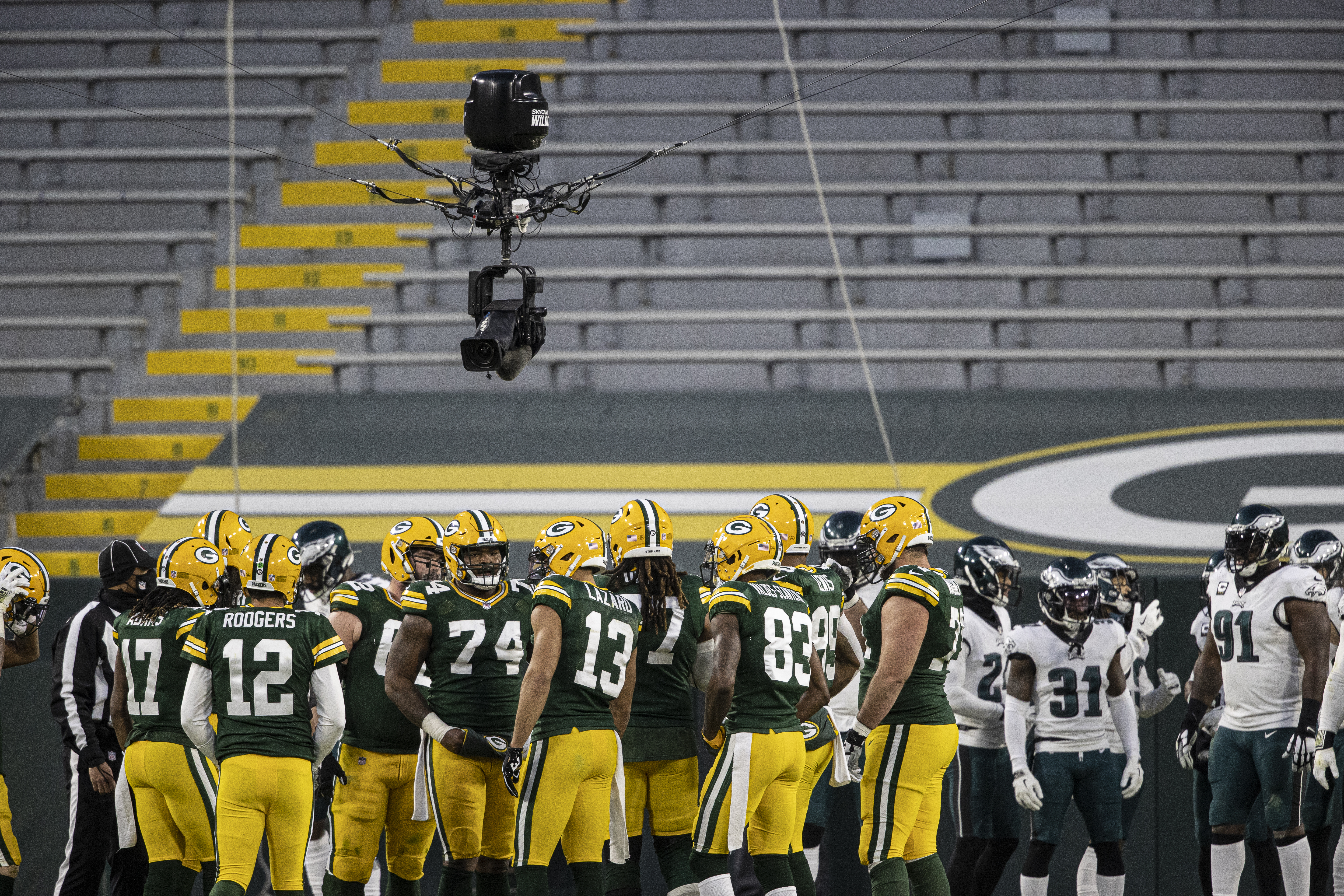 Eagles Packers Football