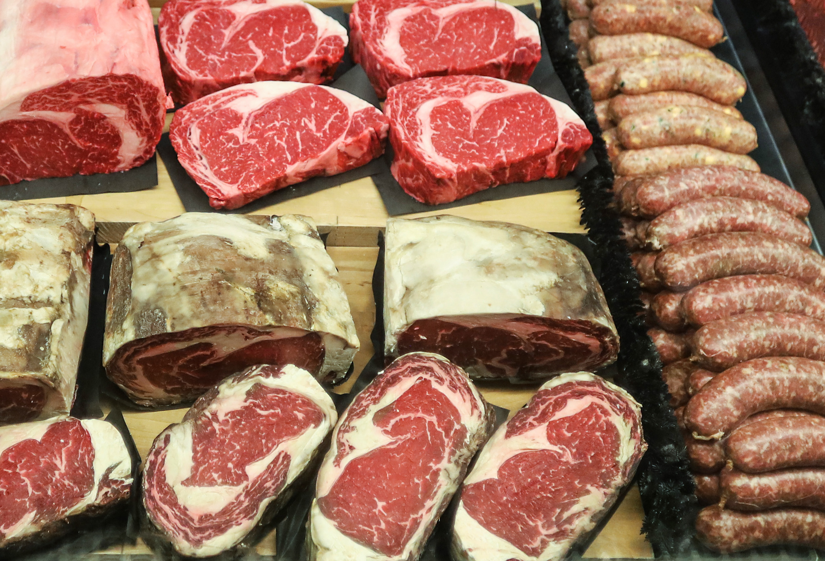 Butchered Meat at the Grand Rapids Downtown Market