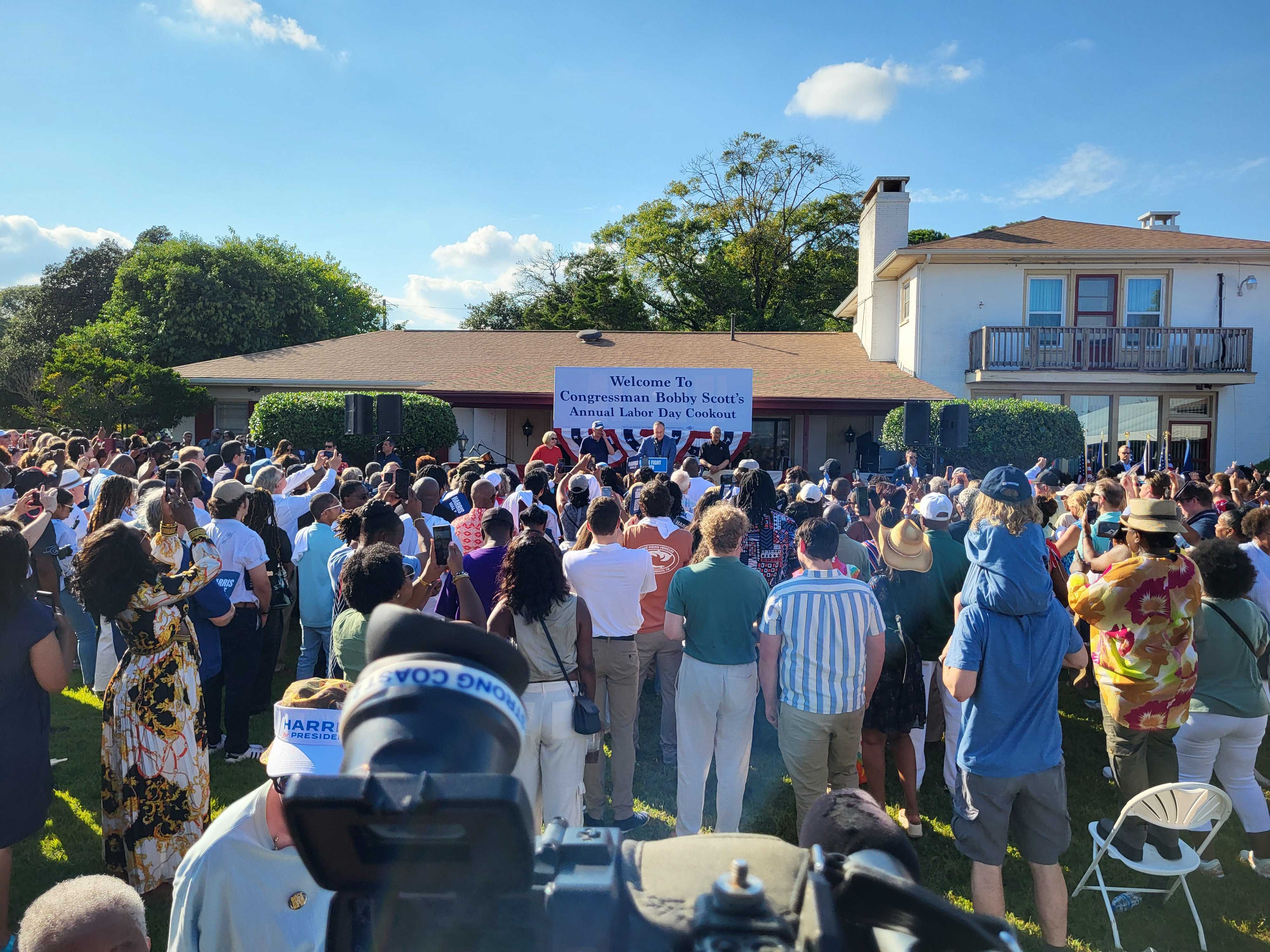 Second Gentleman at Labor Day Cookout