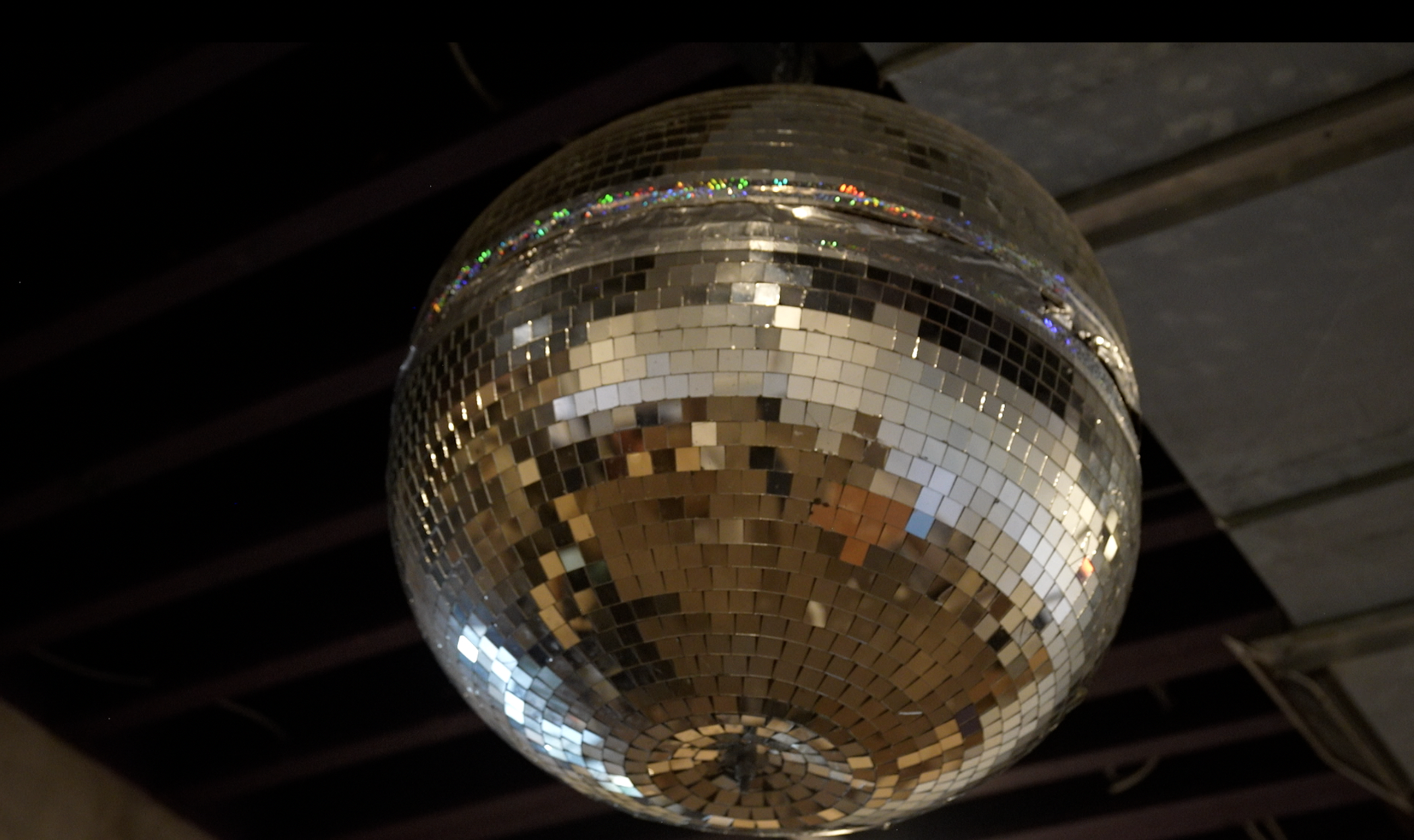 Disco Ball inside of Spiral 