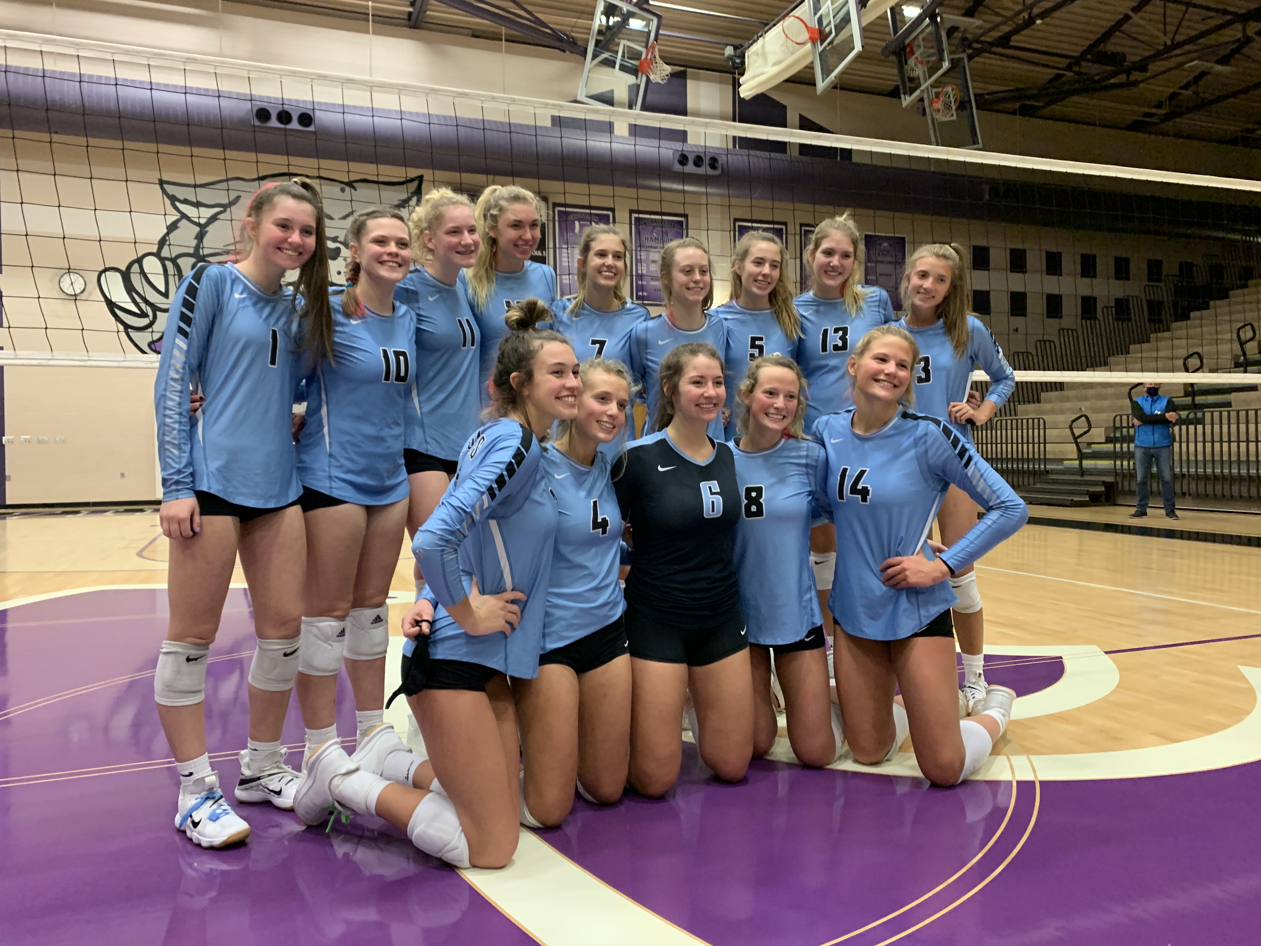 Grand Rapids Christian volleyball celebrates another state semifinal appearance