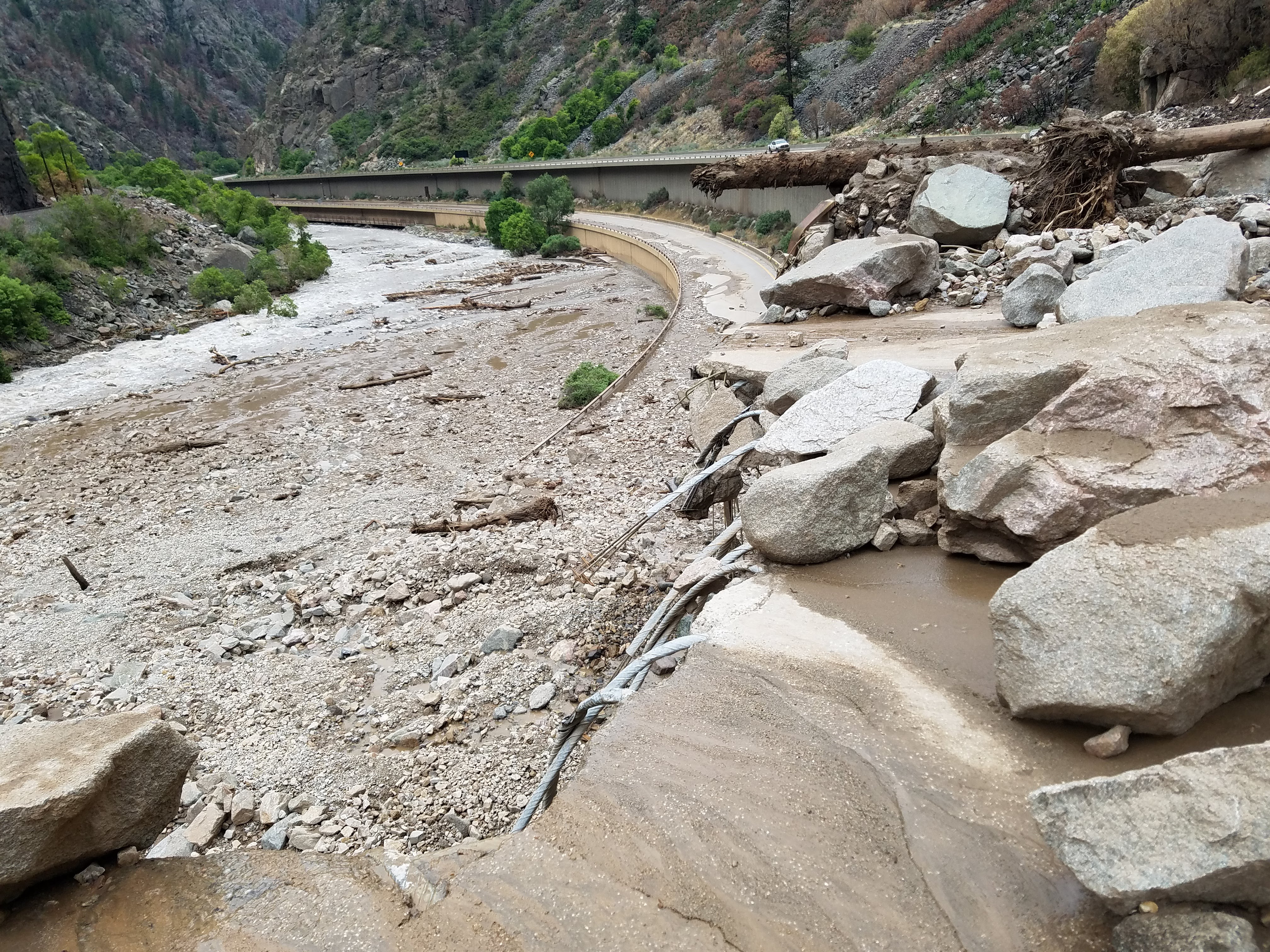Glenwood Canyon 2021 mudslides 